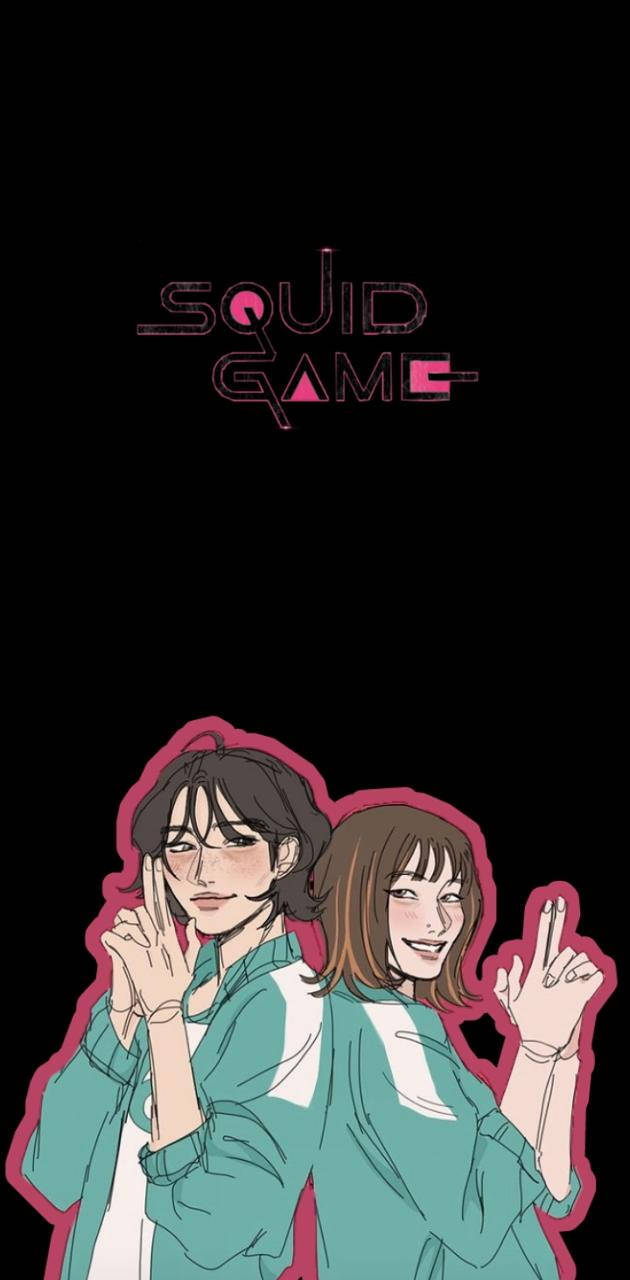 ช่วงเวลาประทับใจระหว่างผู้เล่น 067 และ 240 ใน Squid Game วอลเปเปอร์