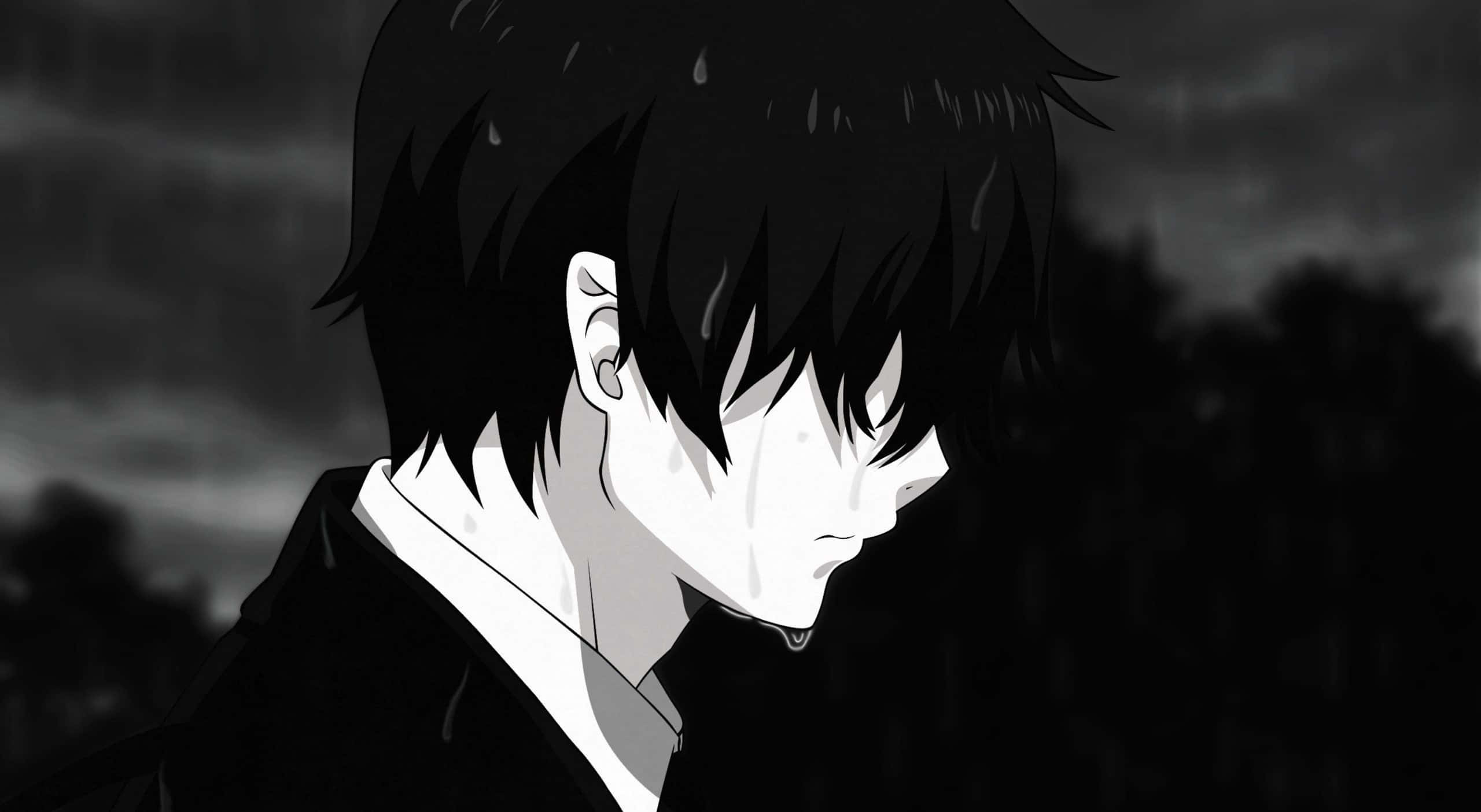 ซาดแอนิเมะบอยเสียน้ำตา วอลเปเปอร์