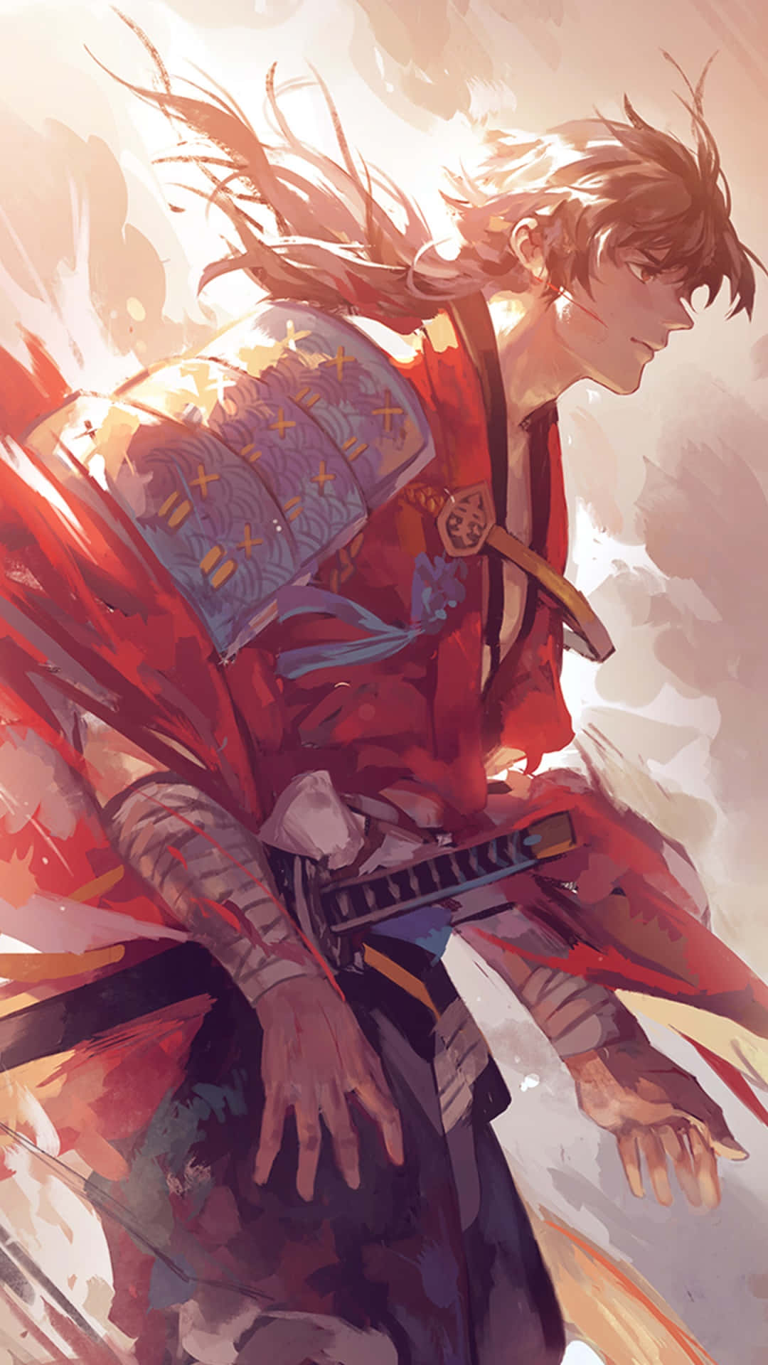 ซามูไรอนิเมะ Katsugeki Touken Ranbu แฟนอาร์ต วอลเปเปอร์