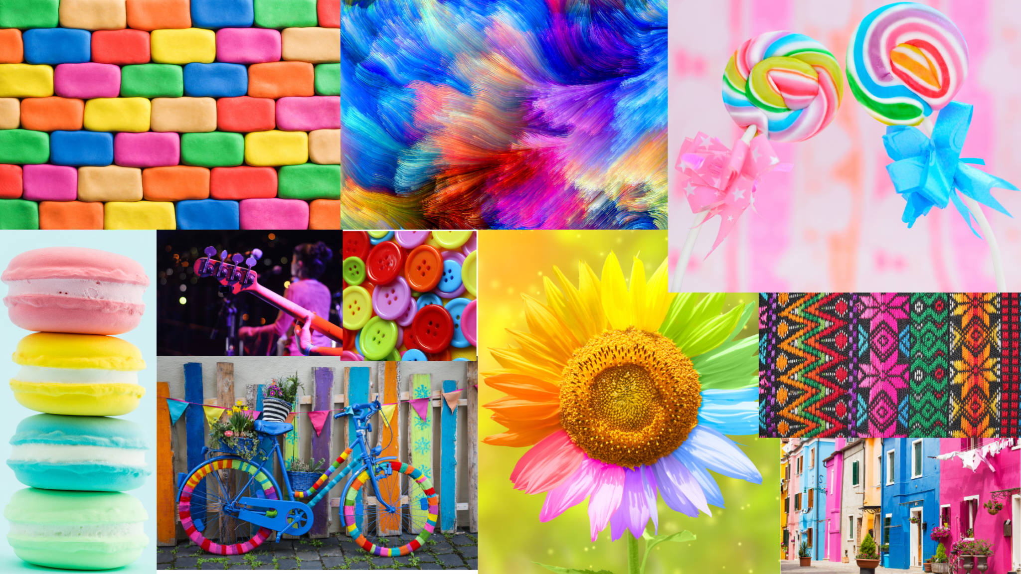 ซึมซับสีสันสดใสแห่งสไตล์อินดี้ วอลเปเปอร์