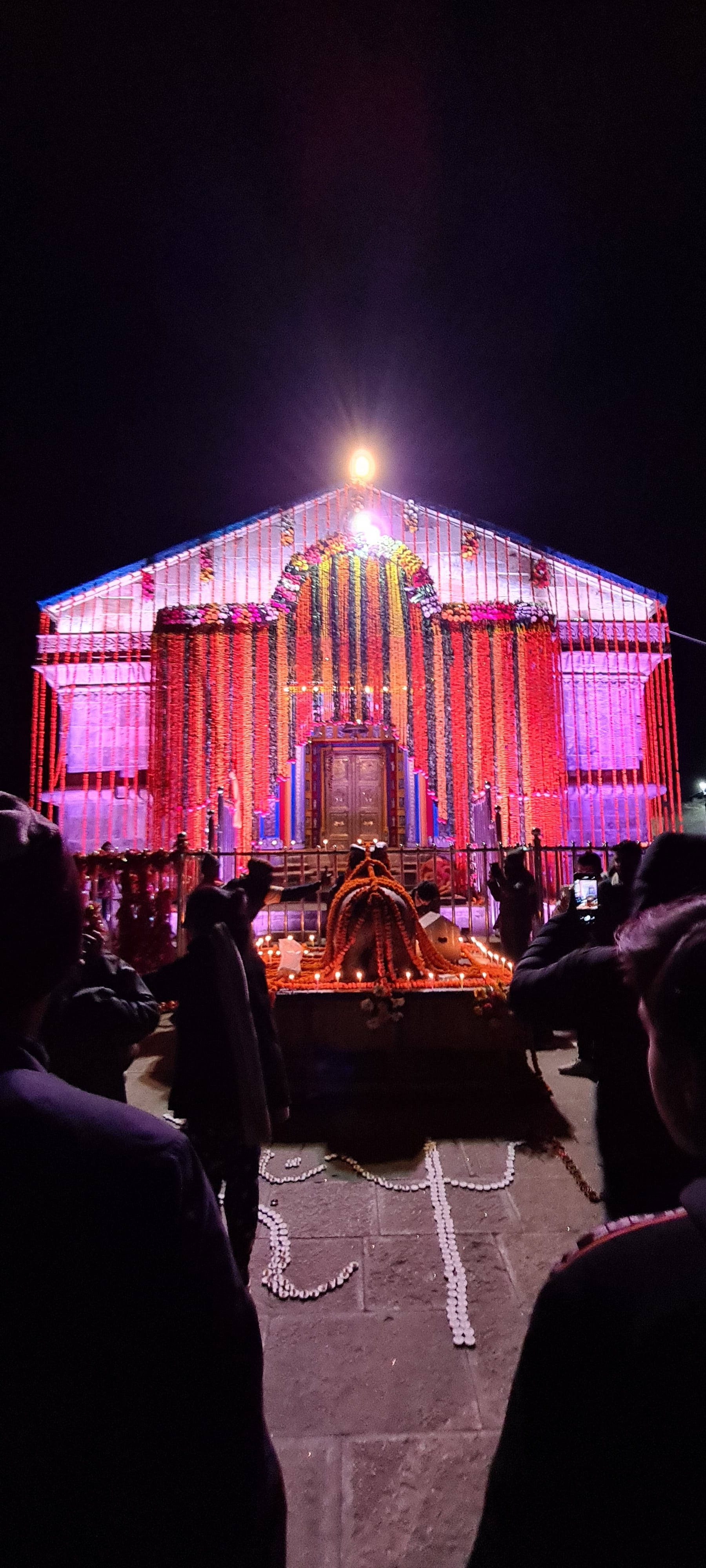 ฐานเทวรูปวัด Kedarnath 4K วอลเปเปอร์