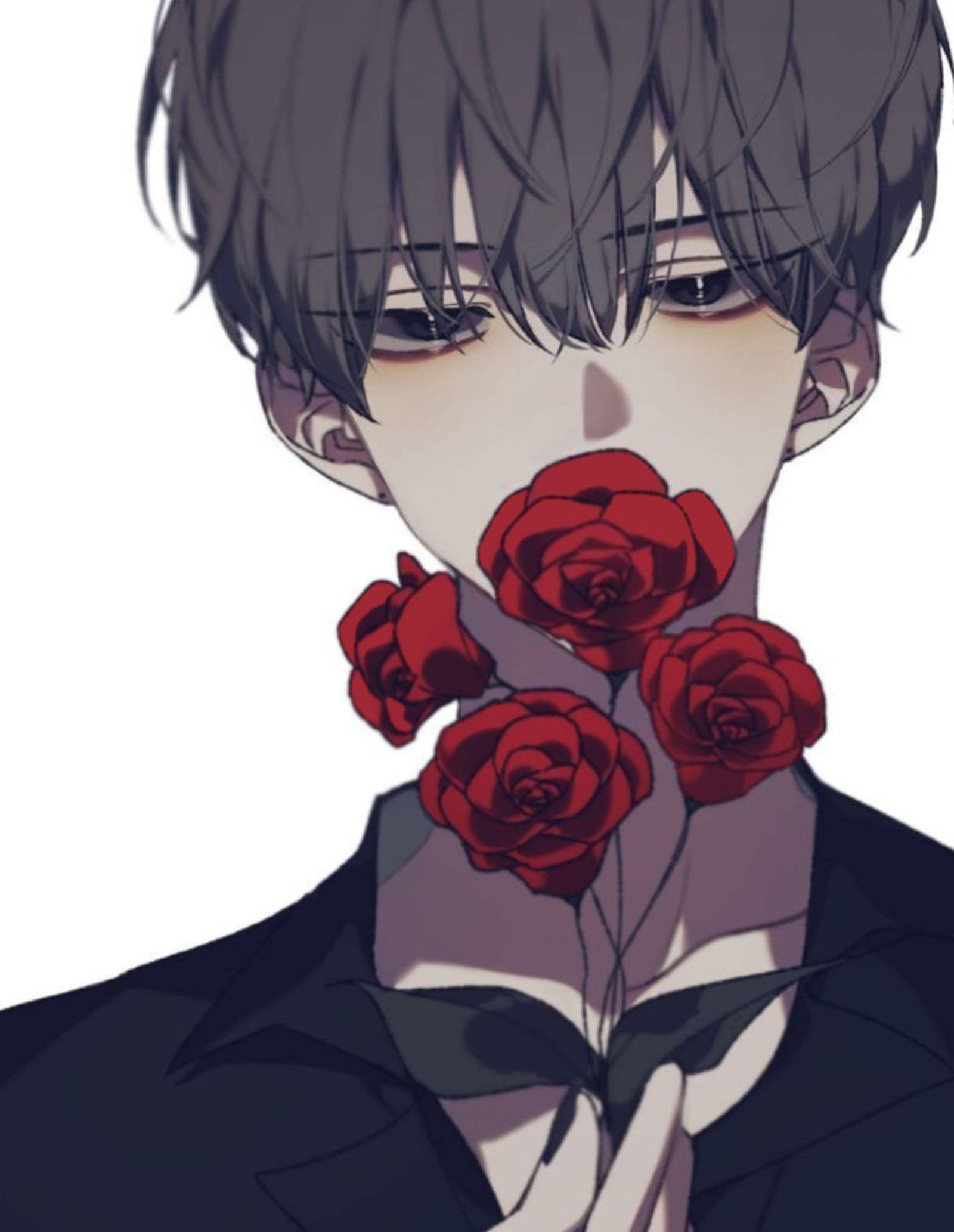 ดอกกุหลาบสไตล์อาร์ตบอย วอลเปเปอร์
