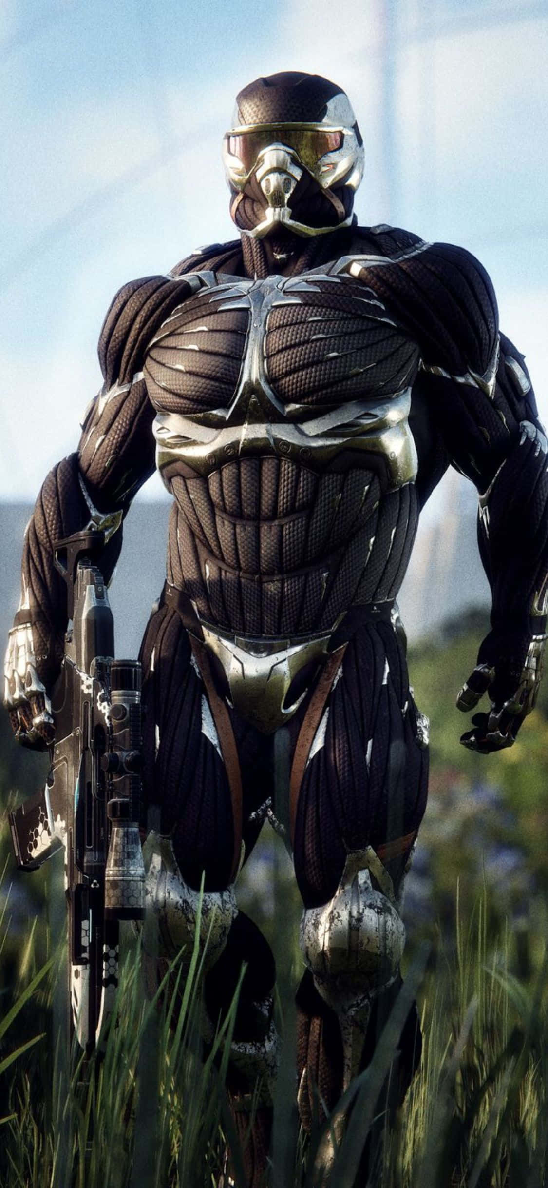 ดำดิ่งสู่โลกไซเบอร์สมจริงผ่านประสบการณ์เกมแห่งอนาคตของ Crysis 3 บน iPhone X วอลเปเปอร์