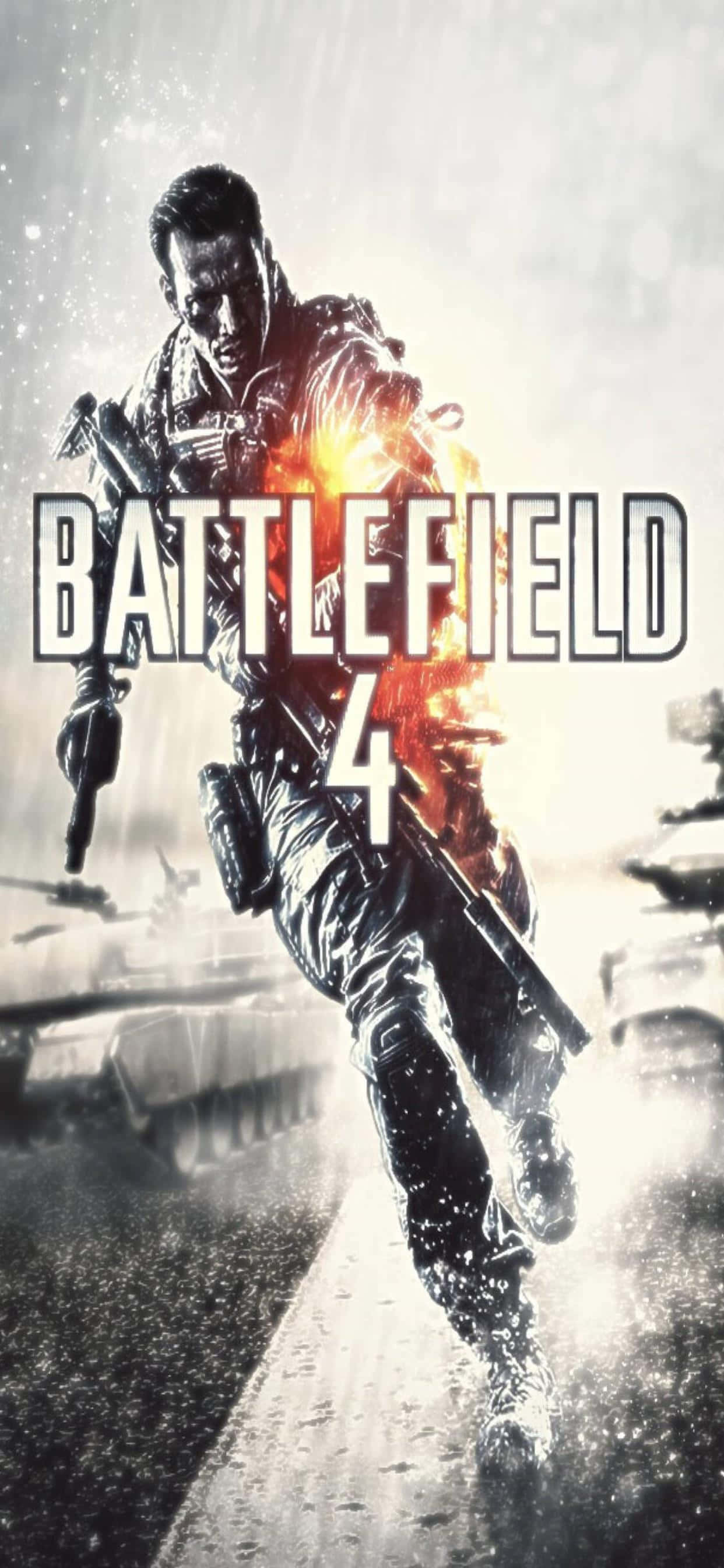 ดื่มด่ำไปกับแอ็กชันใน Battlefield 4 บน iPhone Xs Max วอลเปเปอร์