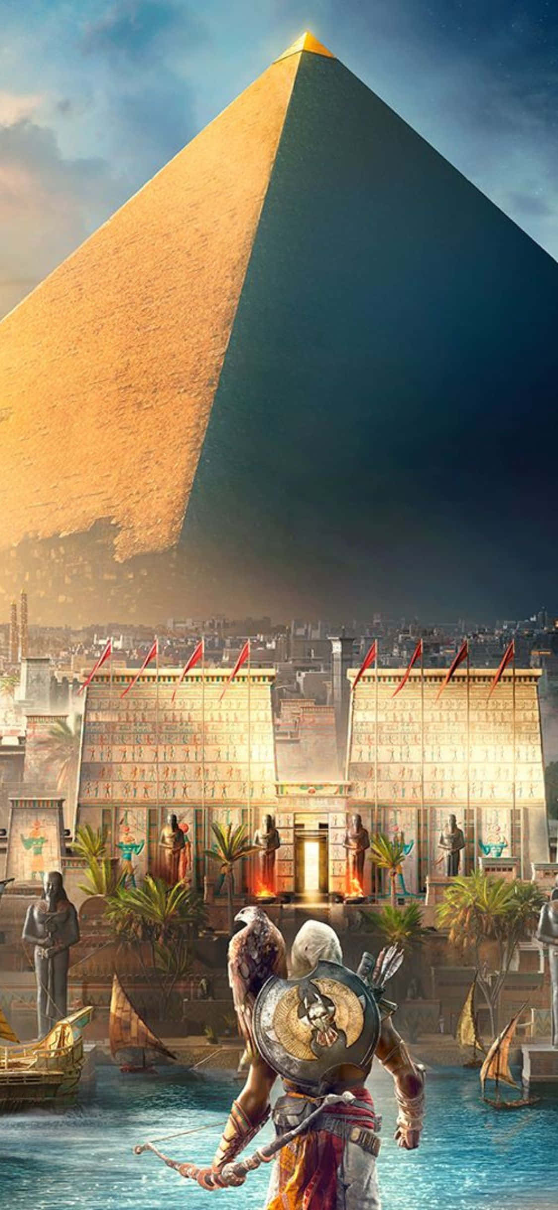 ดื่มด่ำไปกับโลกอันลึกลับของ Assassin's Creed Origins - มีเฉพาะบน iPhone X วอลเปเปอร์