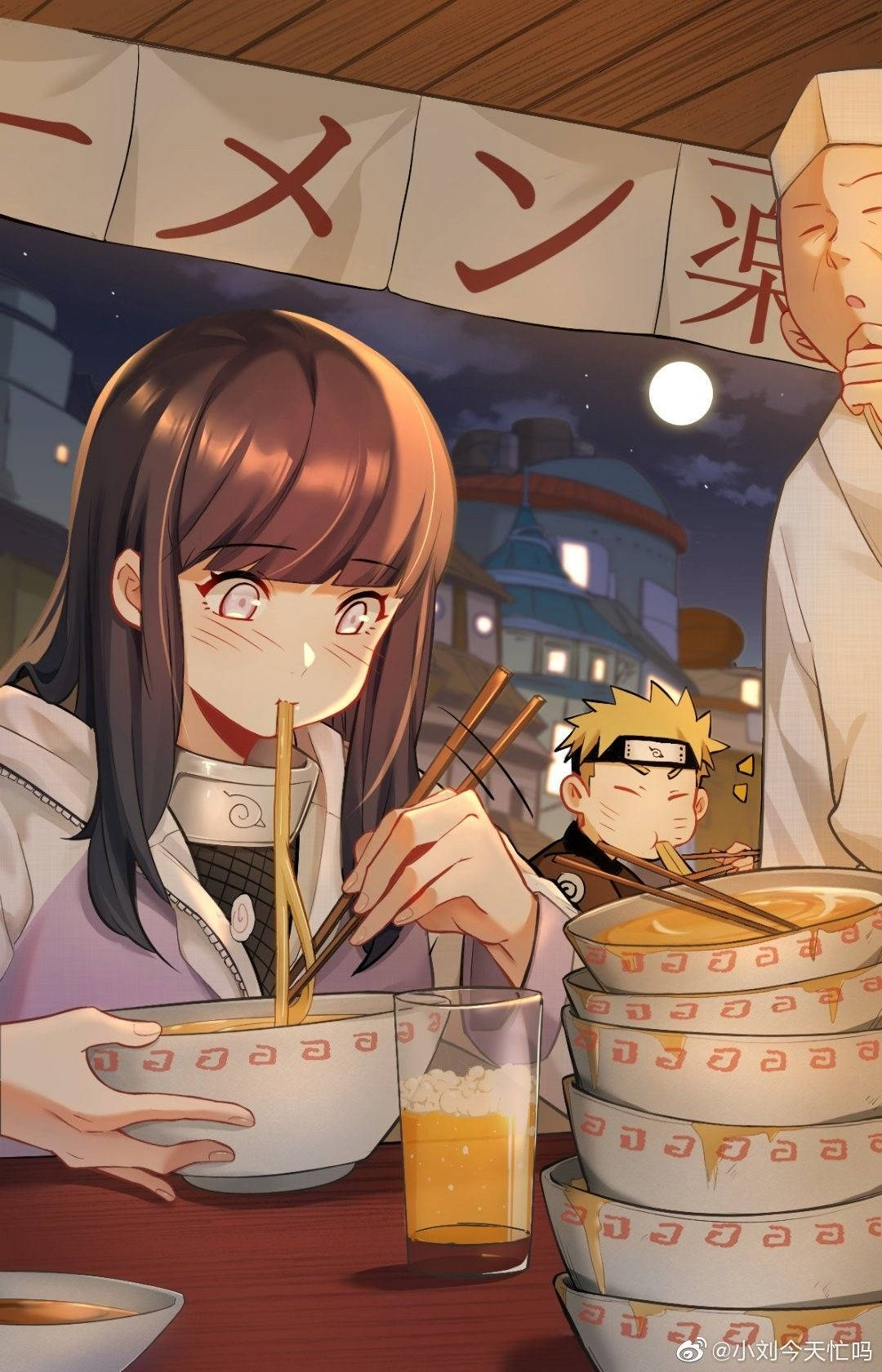 ตระกูลอุซึมากิกินราเมน ดิจิทัลอาร์ต วอลเปเปอร์
