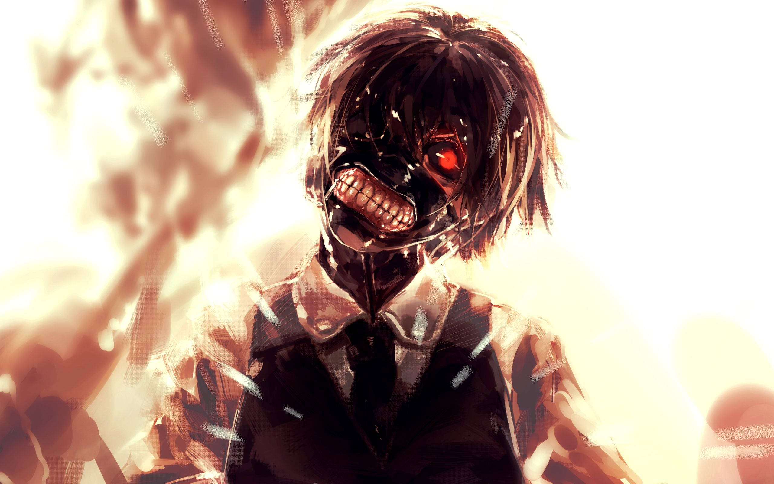 ตัวละคร Tokyo Ghoul ที่คาดผ้าปิดตาของเคน วอลเปเปอร์