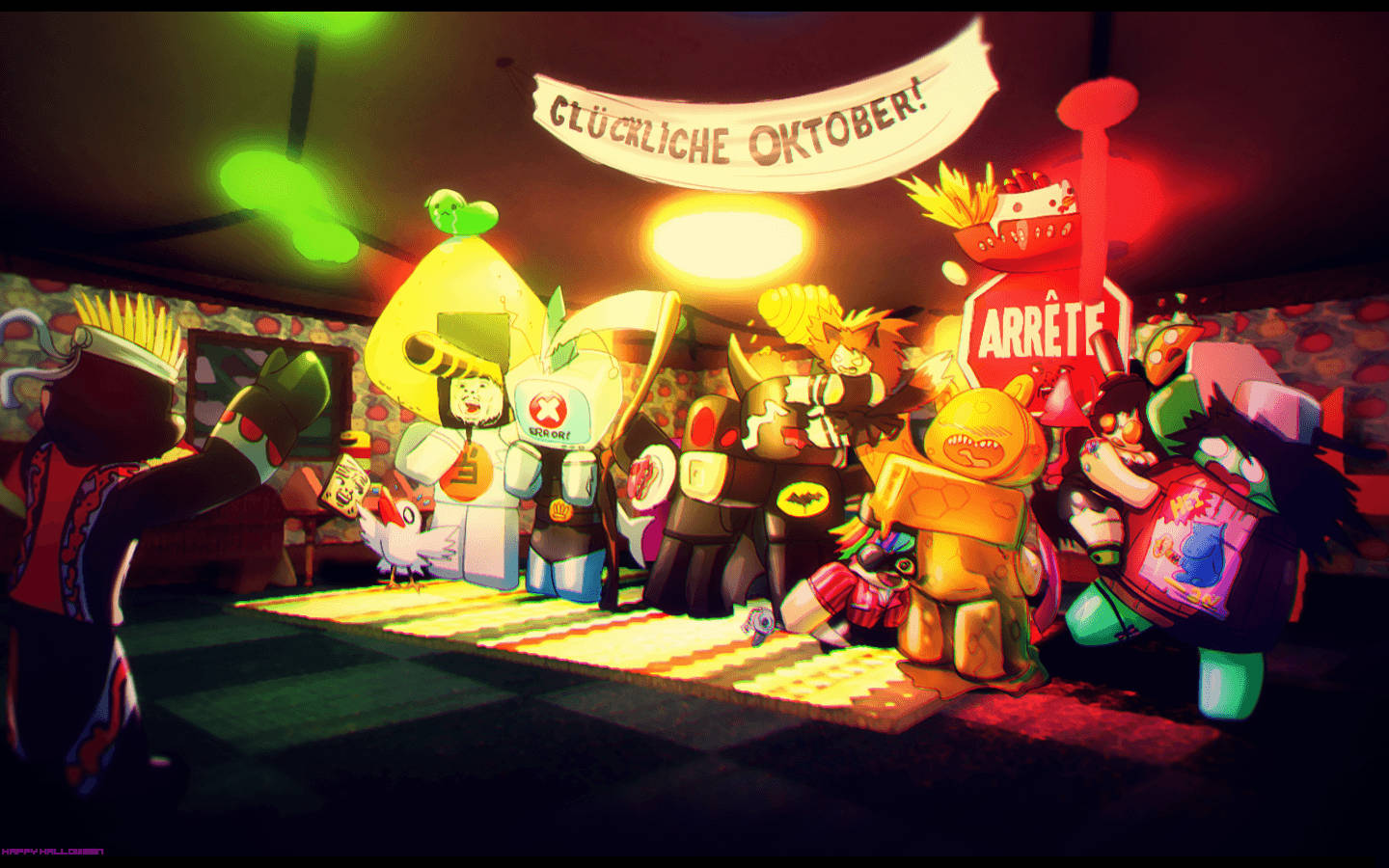 วอลเปเปอร์คุณภาพ HD ของตัวละครในเกมออนไลน์ Roblox — Roblox วอลเปเปอร์