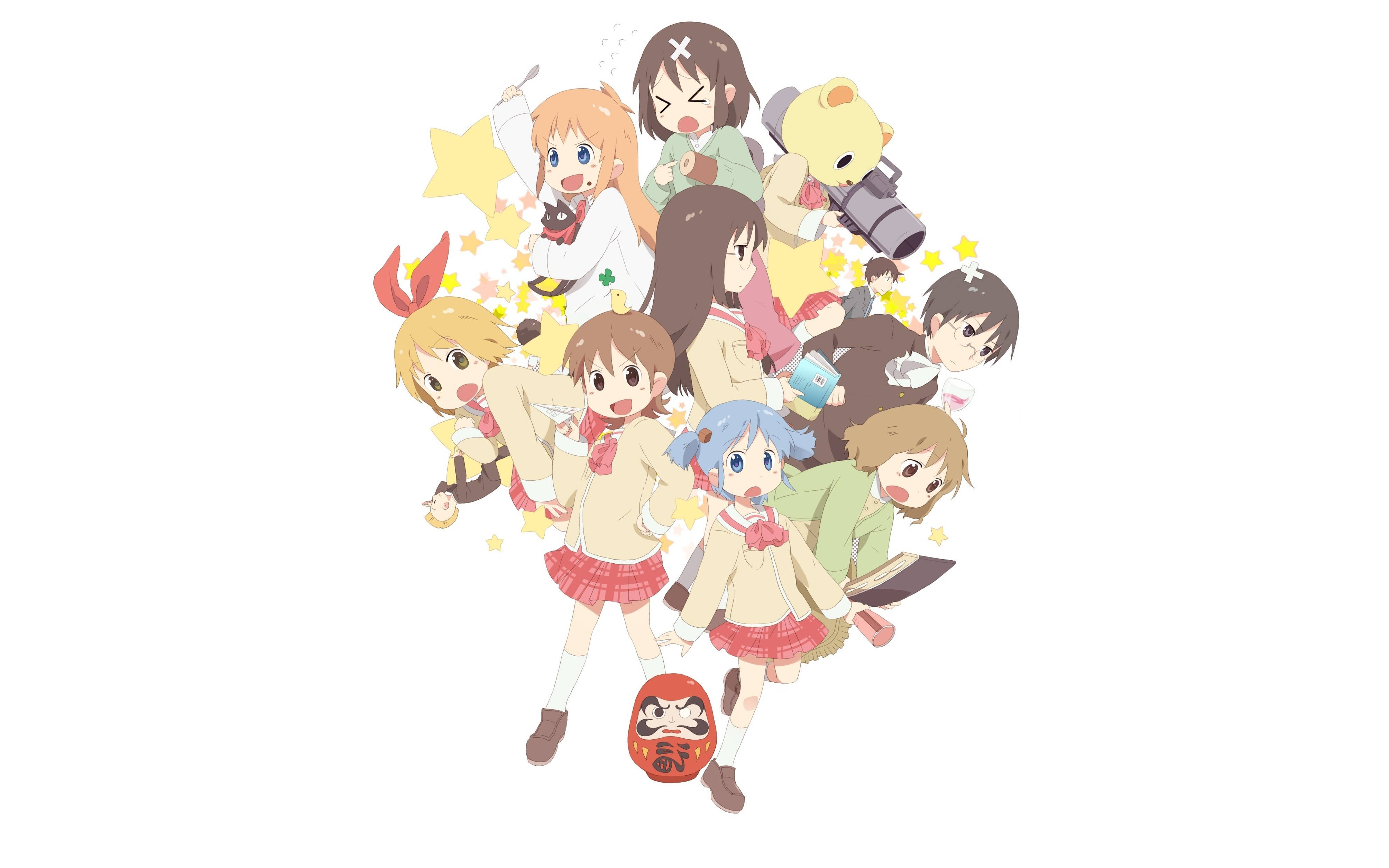 ตัวละครหลัก Nichijou วอลเปเปอร์