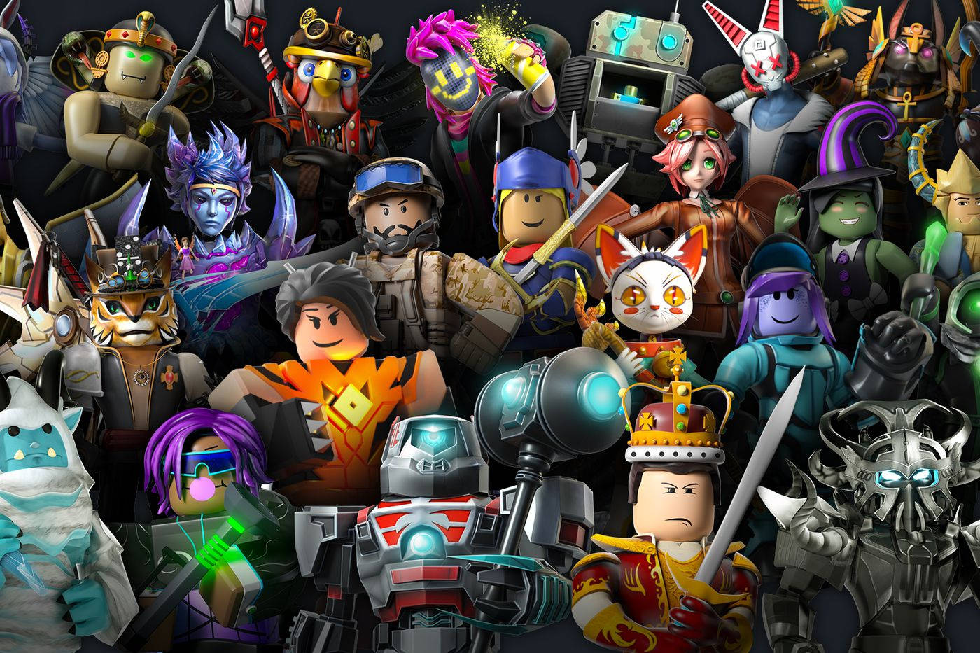 ตัวละครเกม Roblox วอลเปเปอร์