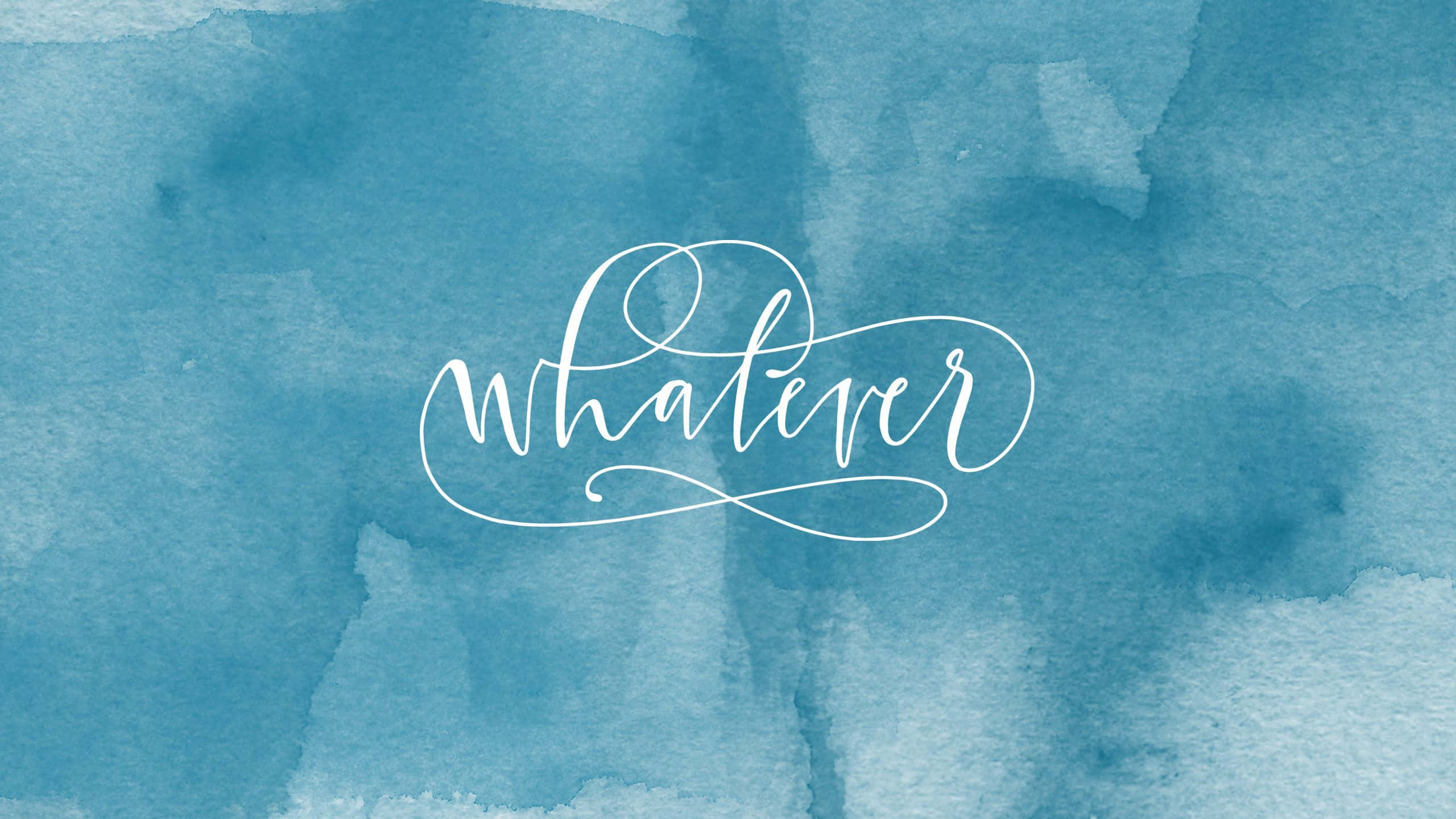 ตัวเขียน Whatever สไตล์ไซย่า วอลเปเปอร์