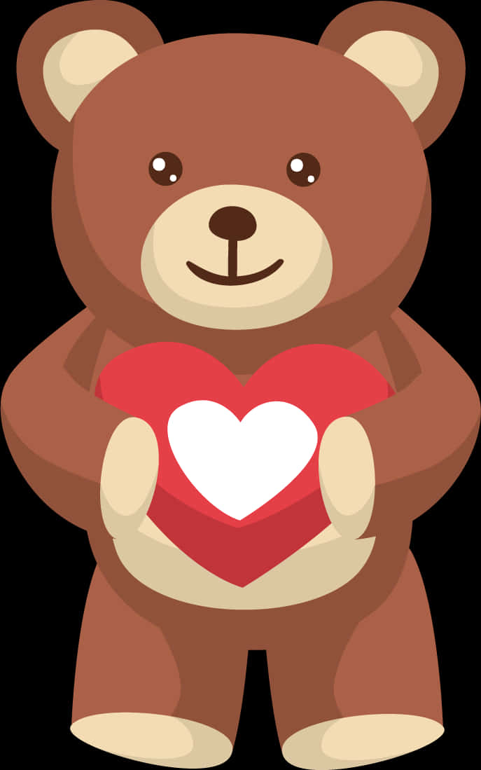ตุ๊กตาหมีถือหัวใจ วอลเปเปอร์