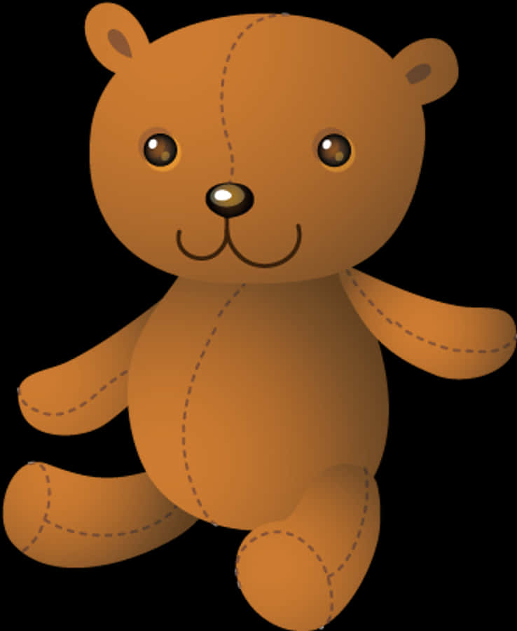 ตุ๊กตาหมีเท็ดดี้การ์ตูนน่ารัก วอลเปเปอร์