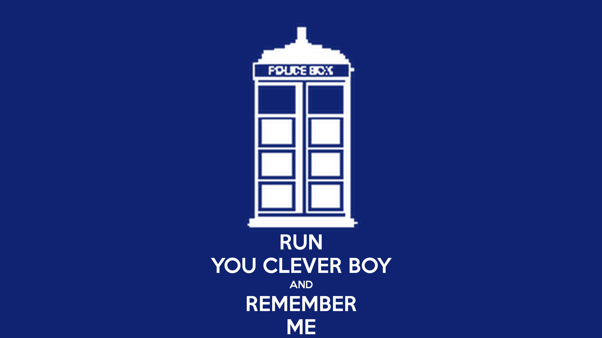 ตู้ Tardis อัจฉริยะของ Doctor Who วอลเปเปอร์