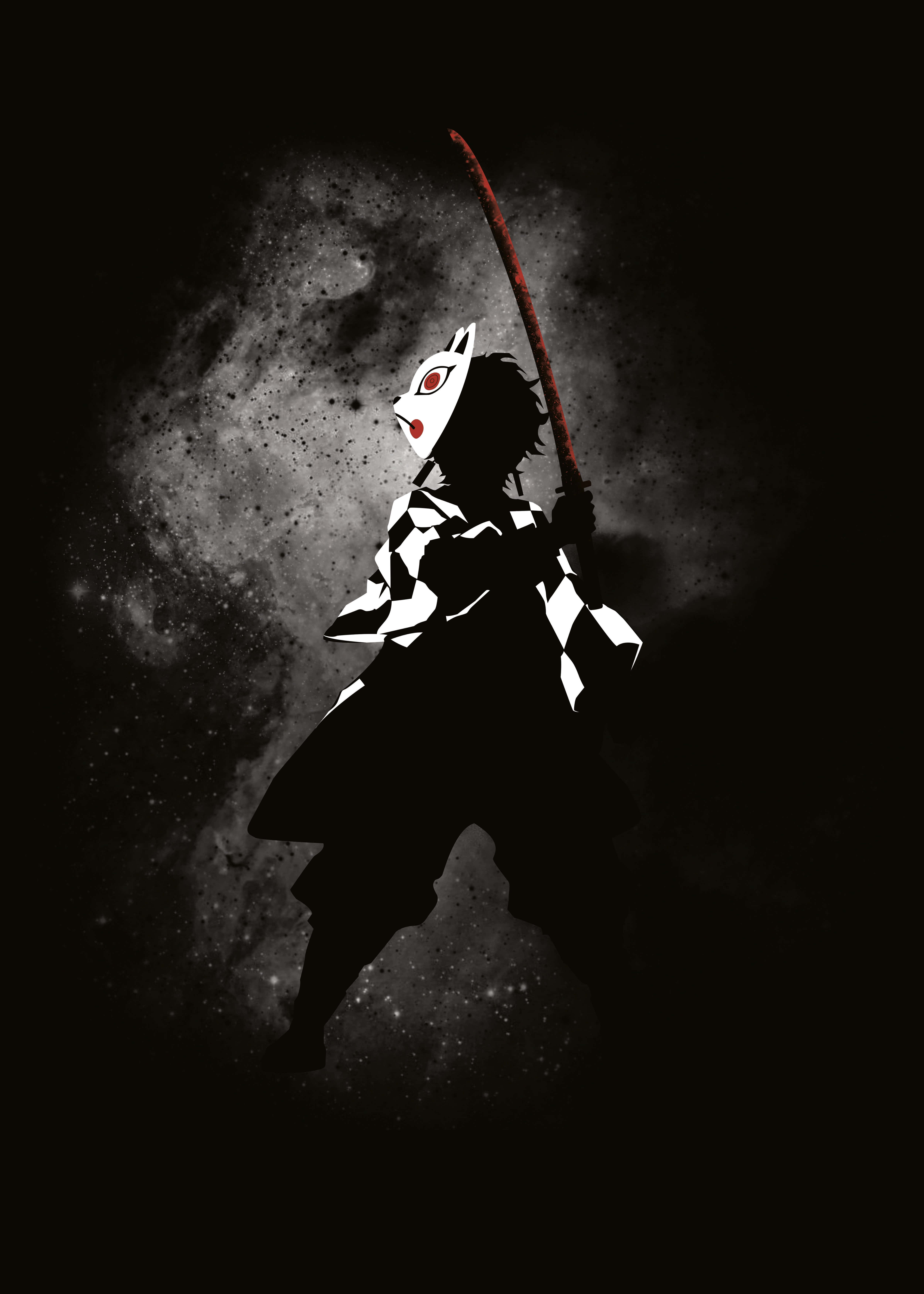 "ต่อสู้กับพลังชั่วร้ายแห่งความมืดด้วยพลังของ Dark Demon Slayer" วอลเปเปอร์