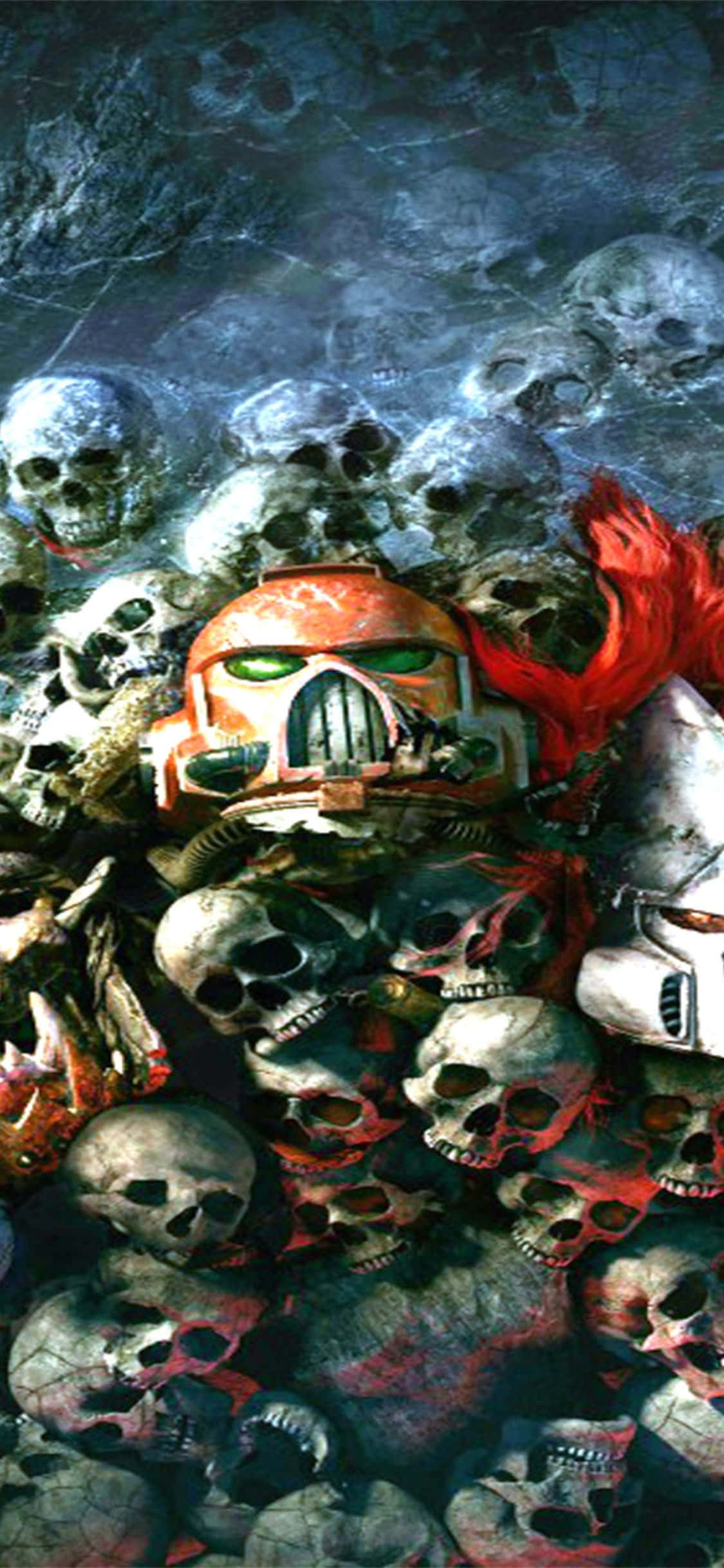 ต่อสู้ในโลกหลังวันสิ้นโลกกับ iPhone Xs Dawn Of War III วอลเปเปอร์