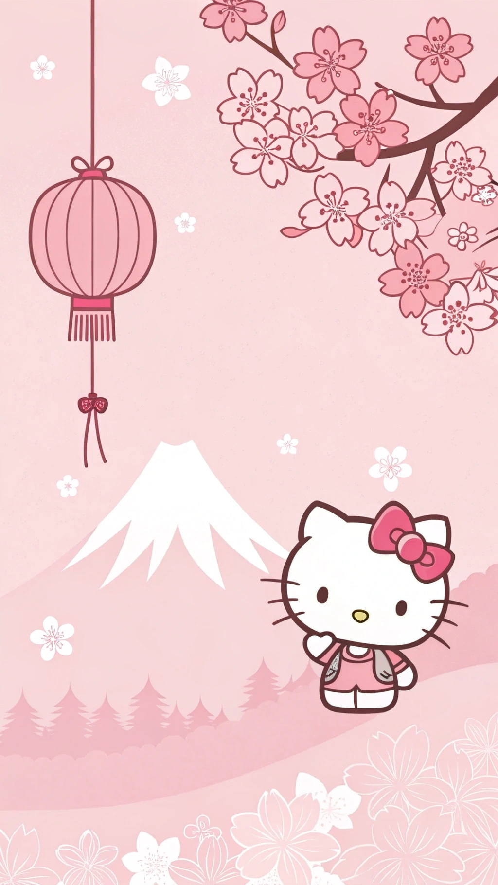 ทริปญี่ปุ่นของเฮลโลคิตตีที่น่ารักสุดๆ วอลเปเปอร์