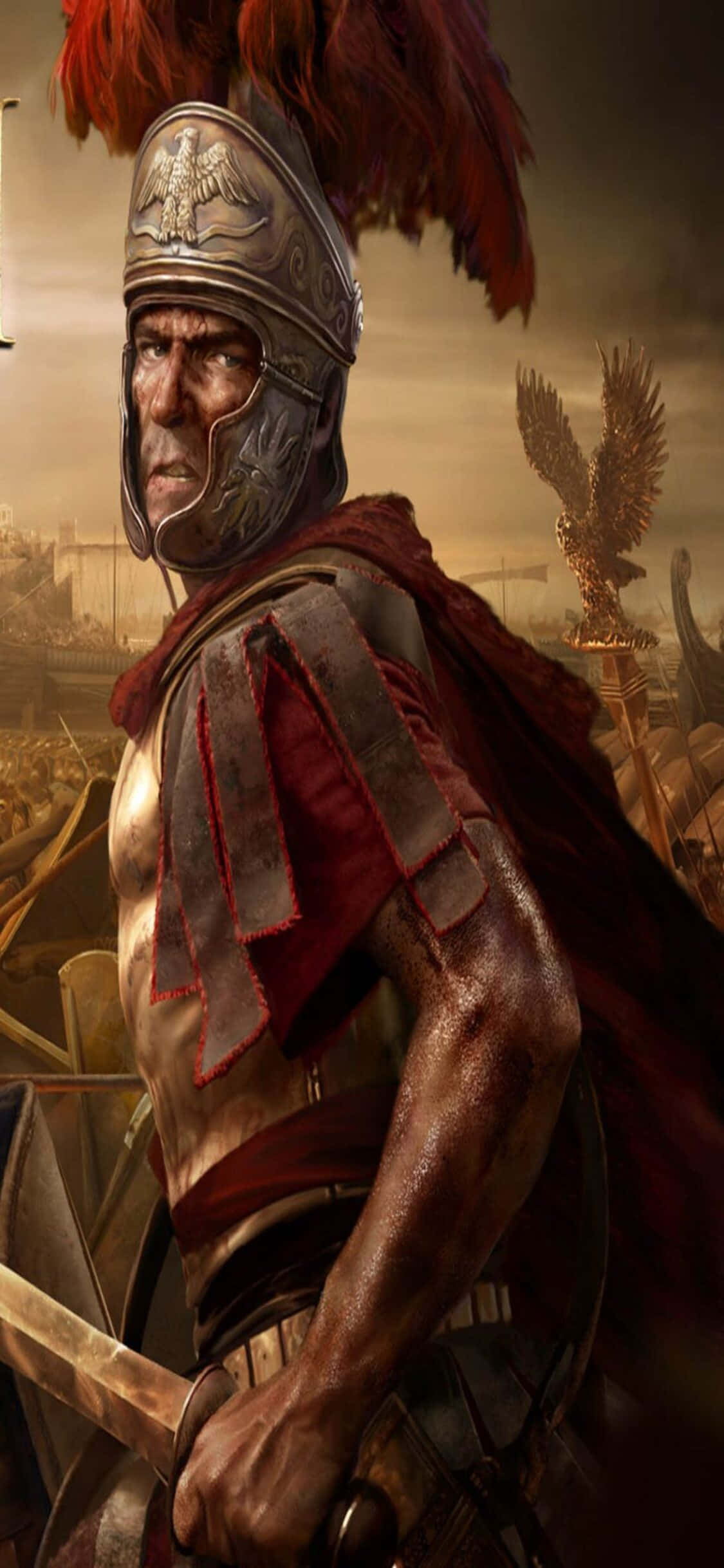 ทำศึกครั้งยิ่งใหญ่ใน Total War Rome 2 บน iPhone XS วอลเปเปอร์