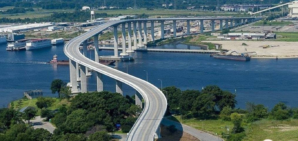 ทิวทัศนอันตระการตาของสะพานเซาท์นอร์ฟอล์กจอร์แดน, เชสพีก วอลเปเปอร์