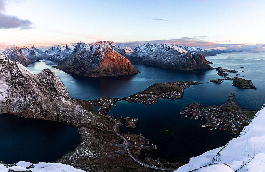 ทิวทัศน์ภูเขาเกาะ HD วอลเปเปอร์