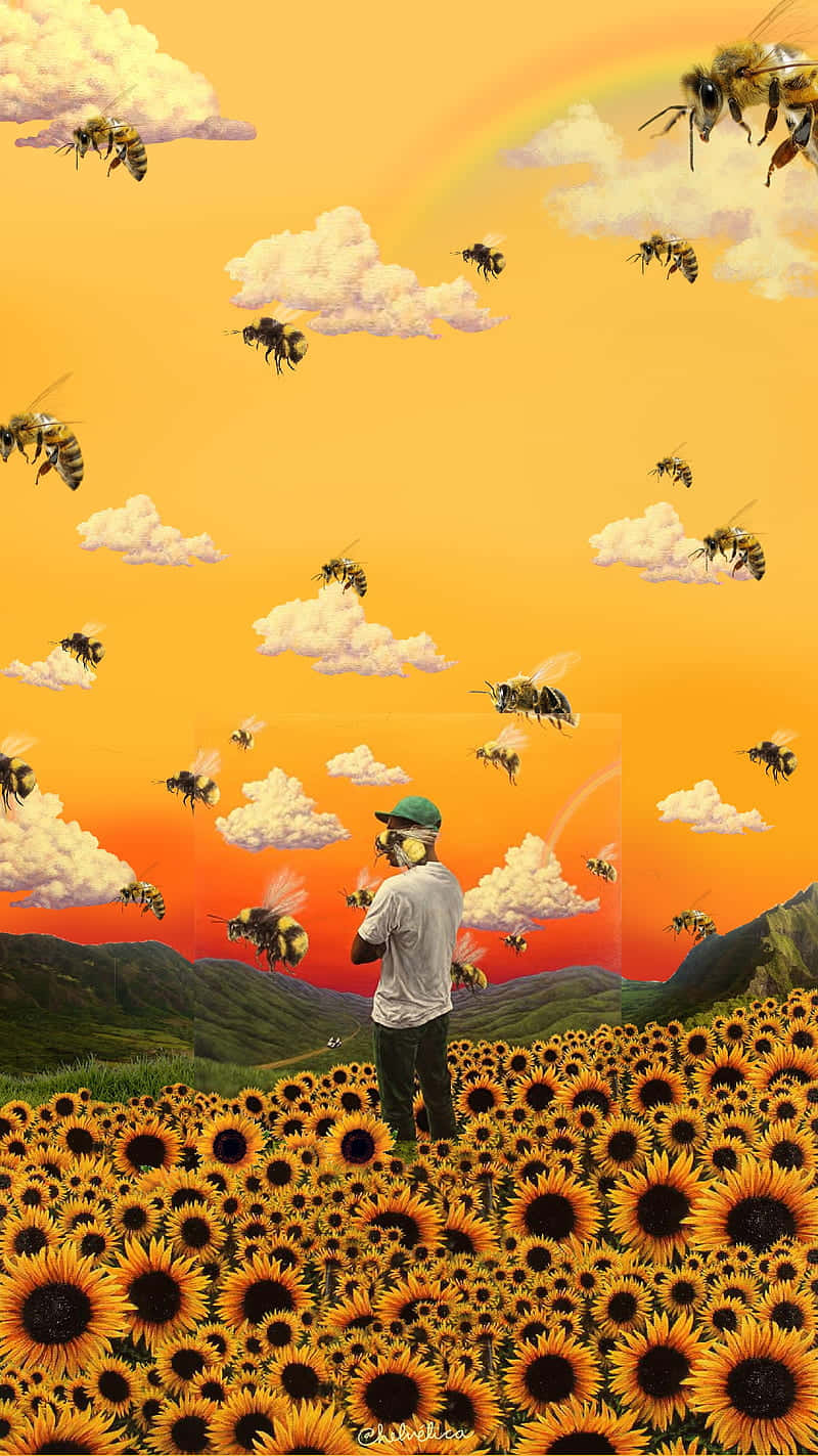 ทุ่งทานตะวัน Tyler The Creator PFP วอลเปเปอร์