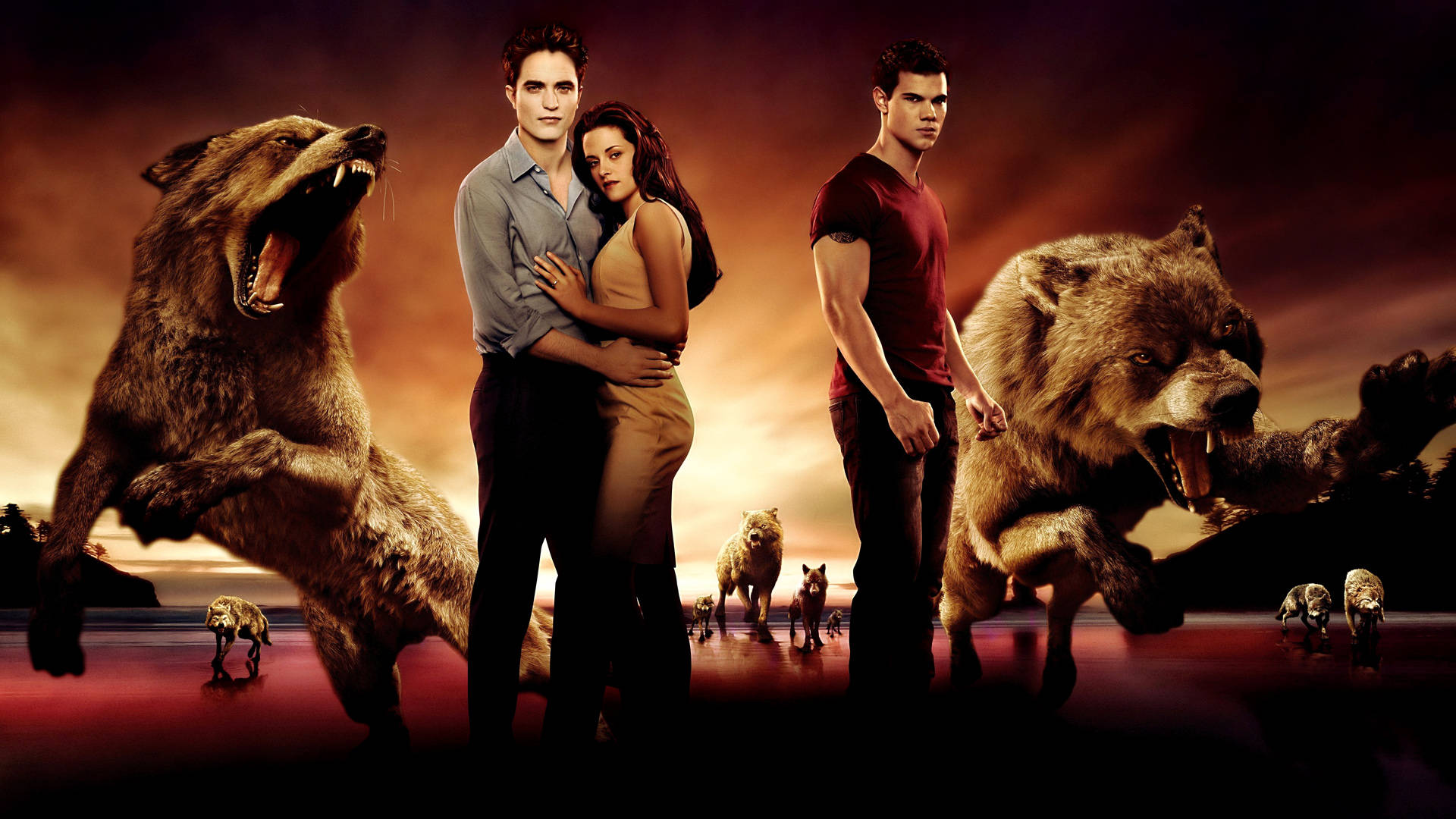 ทไวไลท์ ซาก้า โปสเตอร์หนังน่าตื่นเต้น วอลเปเปอร์