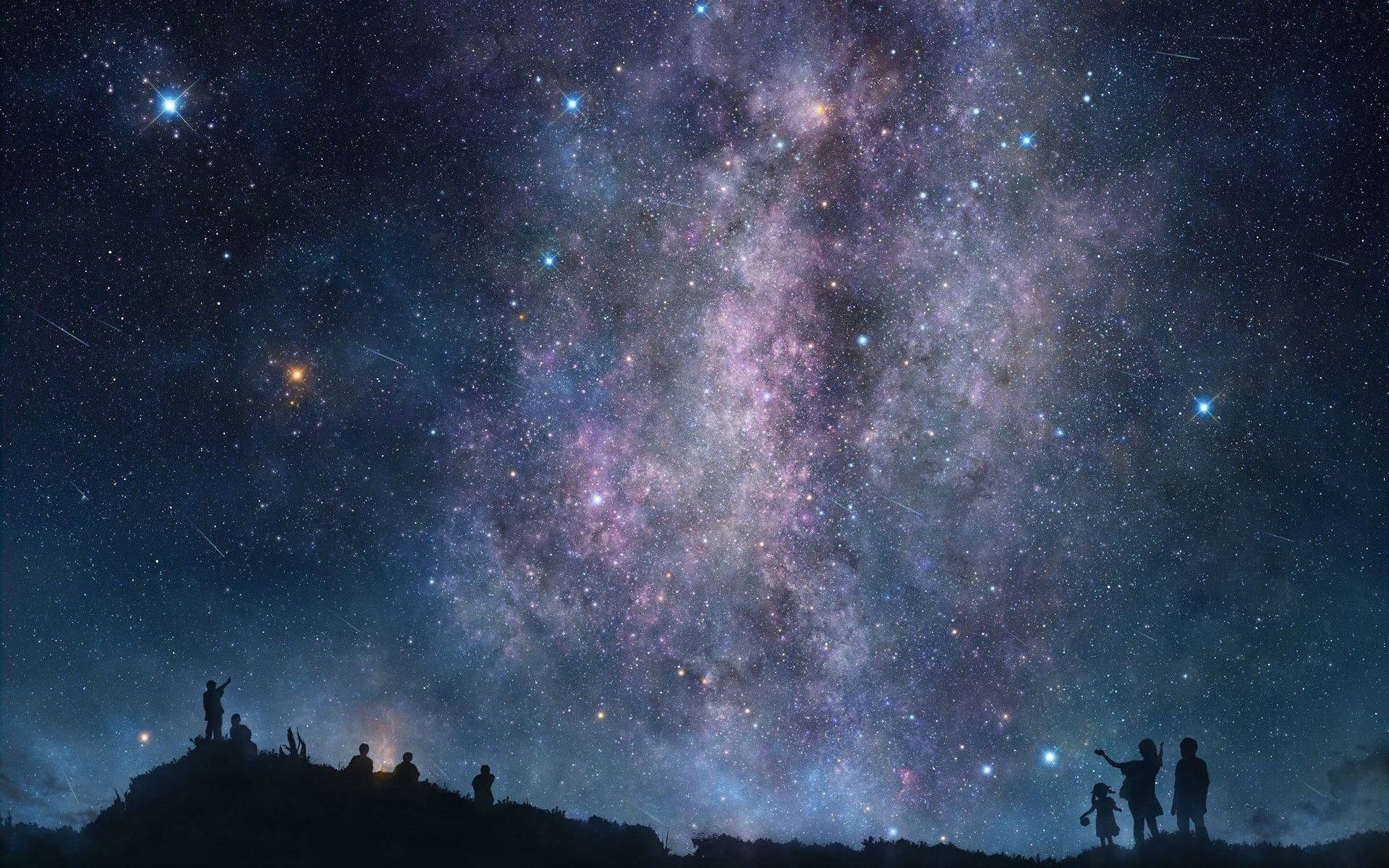 1920x1200 วอลเปเปอร์ท้องฟ้าเต็มไปด้วยดวงดาว — ดวงดาว วอลเปเปอร์