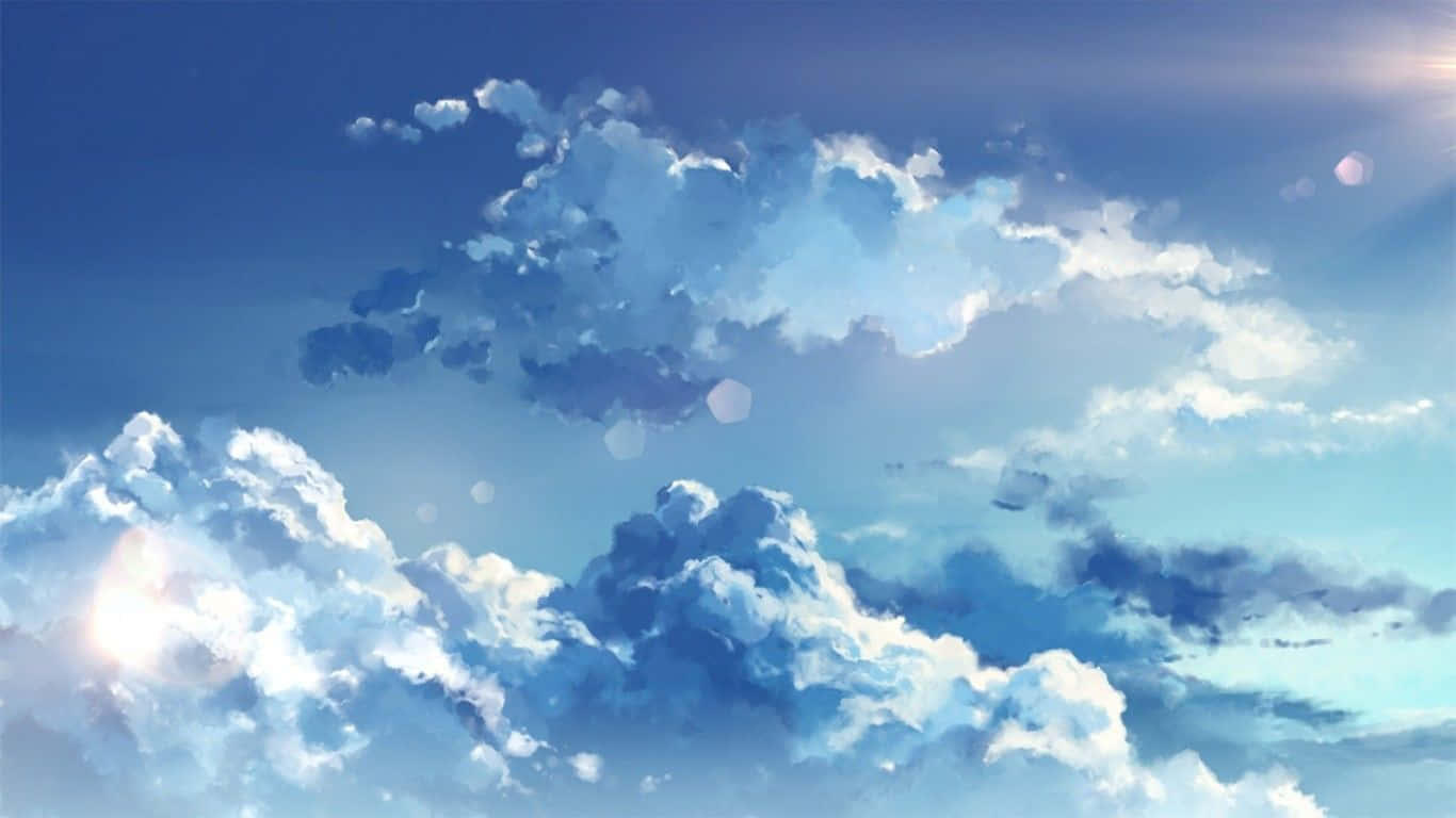 แล็ปท็อปสไตล์สวยงามสีฟ้าอ่อน — สีฟ้าสวยงาม GIF วอลเปเปอร์