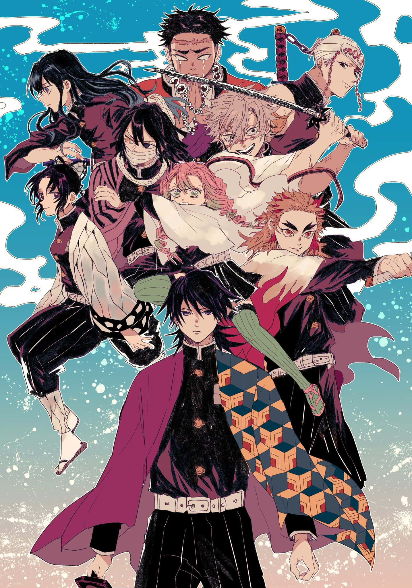ธีมมังงะ Demon Slayer สุดเท่ วอลเปเปอร์