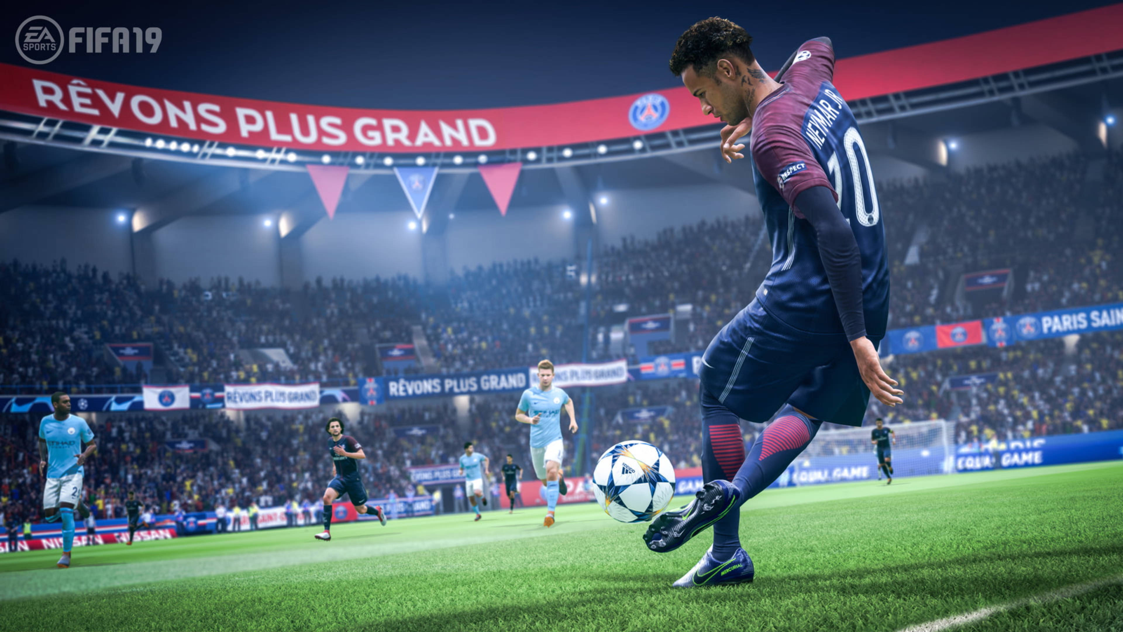 นักฟุตบอล FIFA 19 เนย์มาร์ 4K วอลเปเปอร์