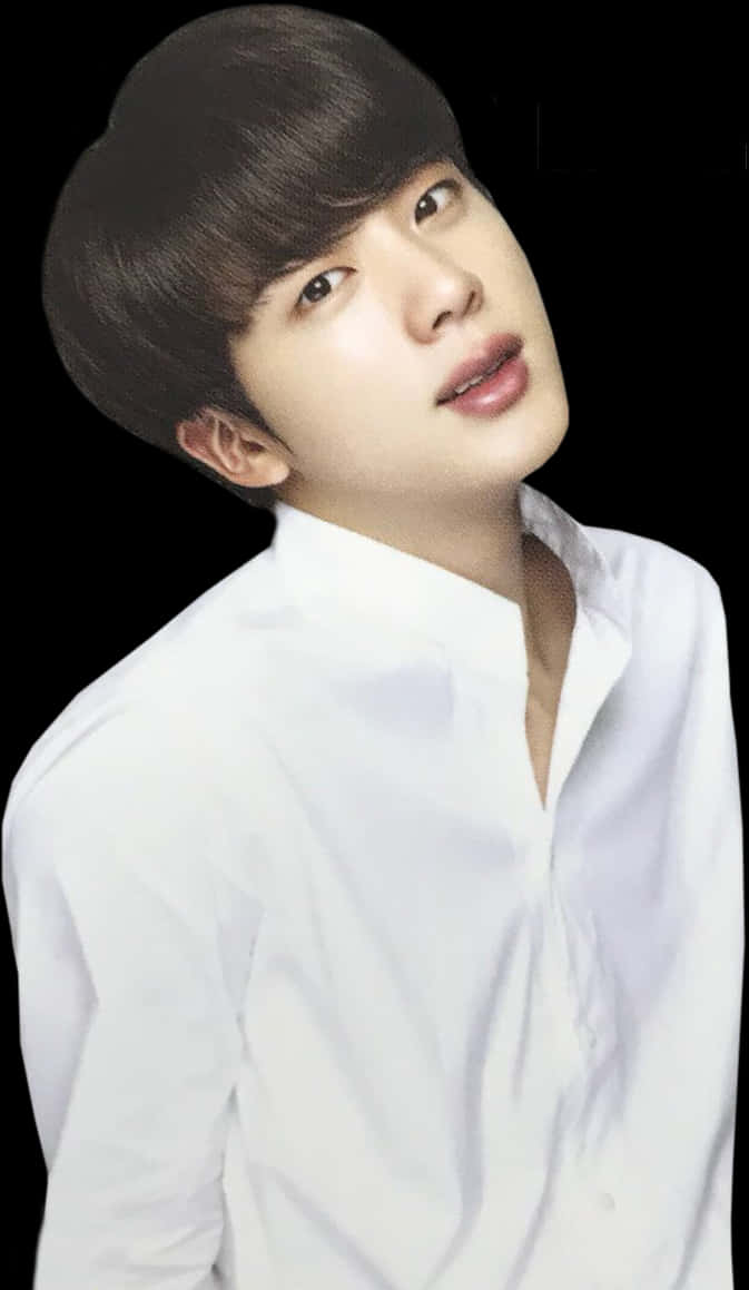 นักร้องเคป๊อปในเสื้อเชิ้ตสีขาว วอลเปเปอร์