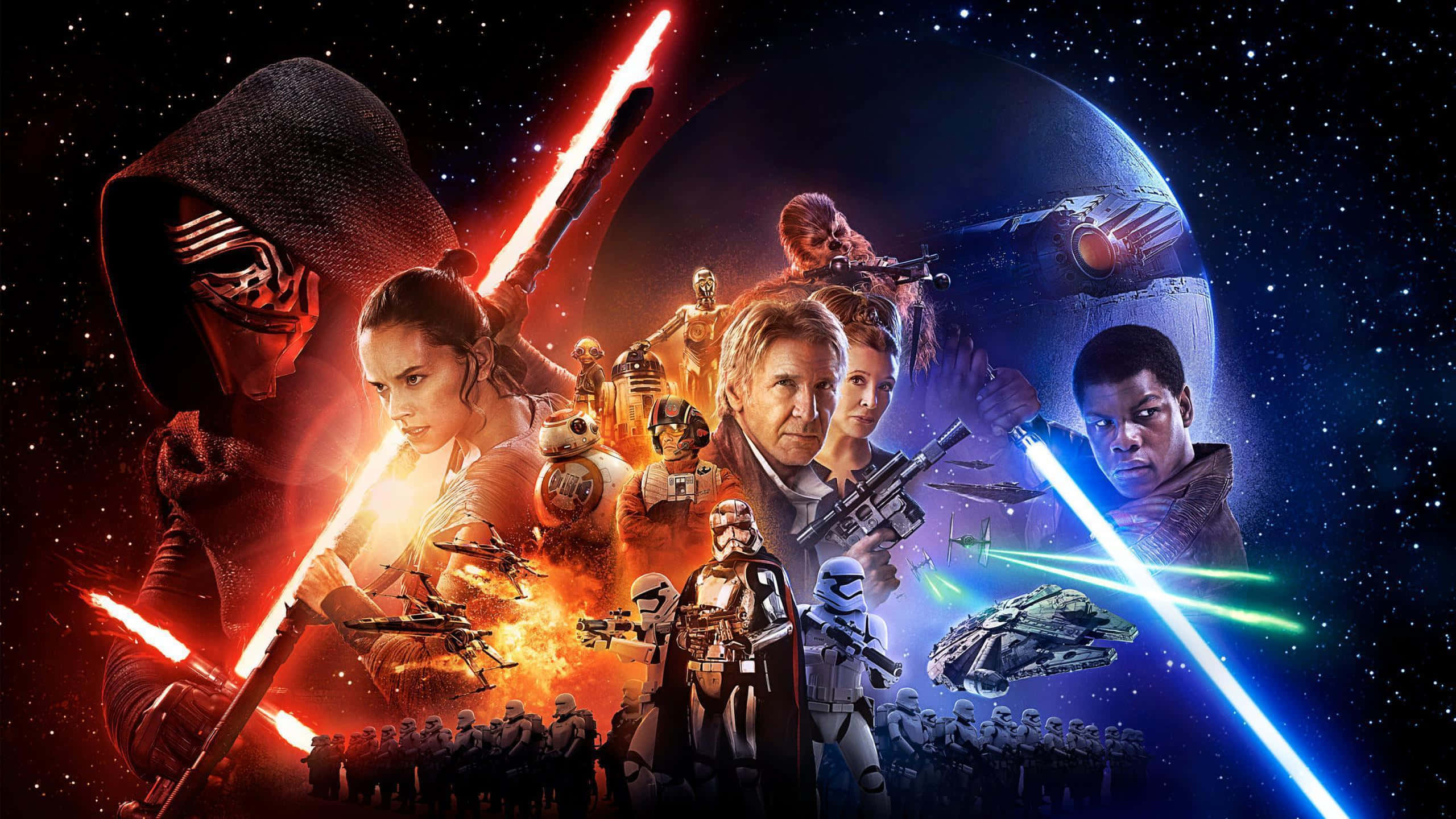 นักแสดง Star Wars The Force Awakens วอลเปเปอร์