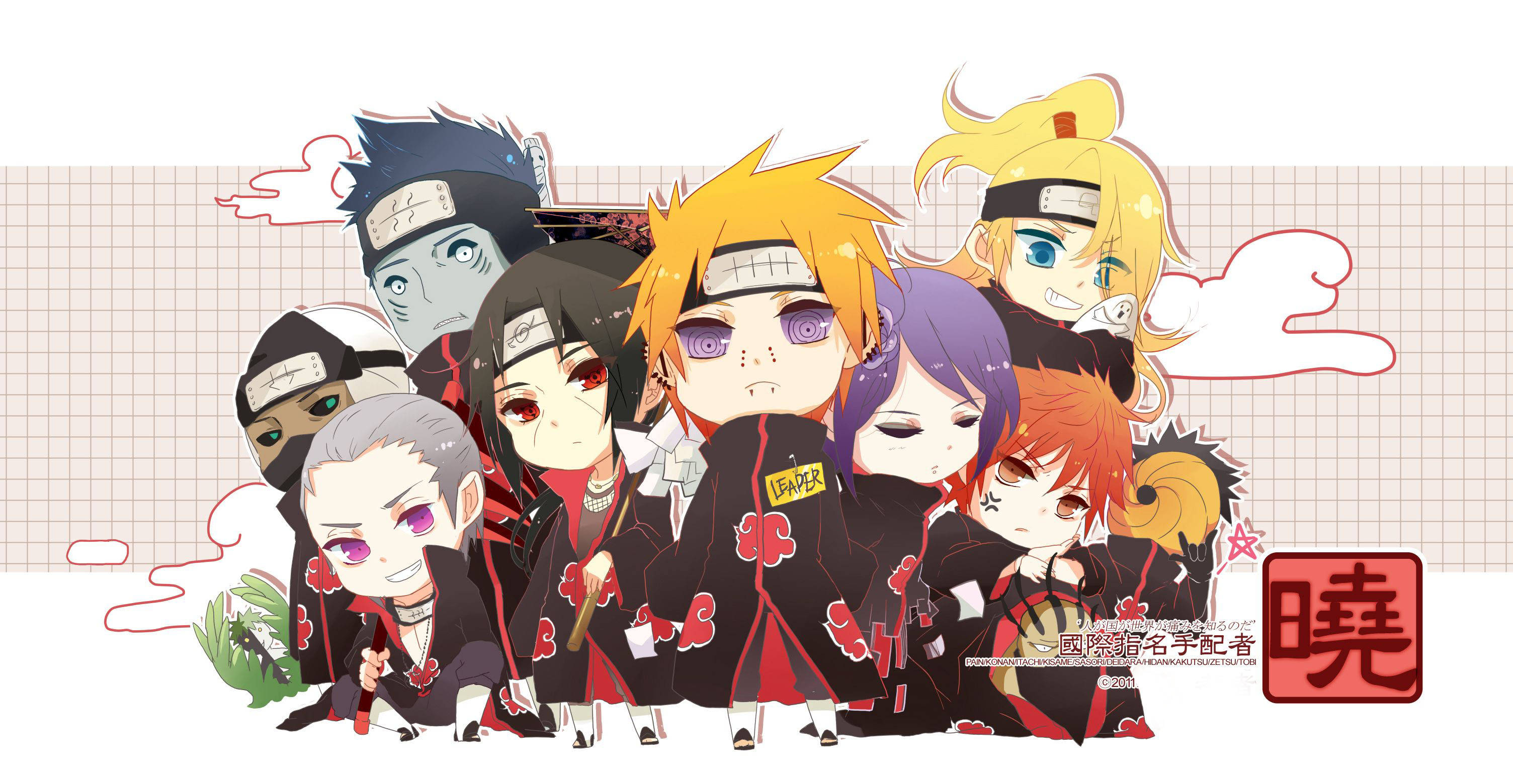 นารูโตะ ชิบิ อาคัตสึกิ น่ารัก วอลเปเปอร์