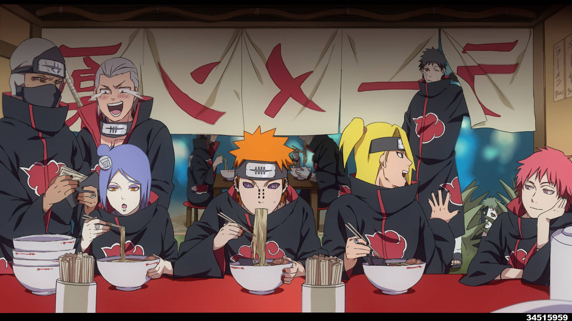 นารูโตะ เพน ทานอาหารเย็น วอลเปเปอร์