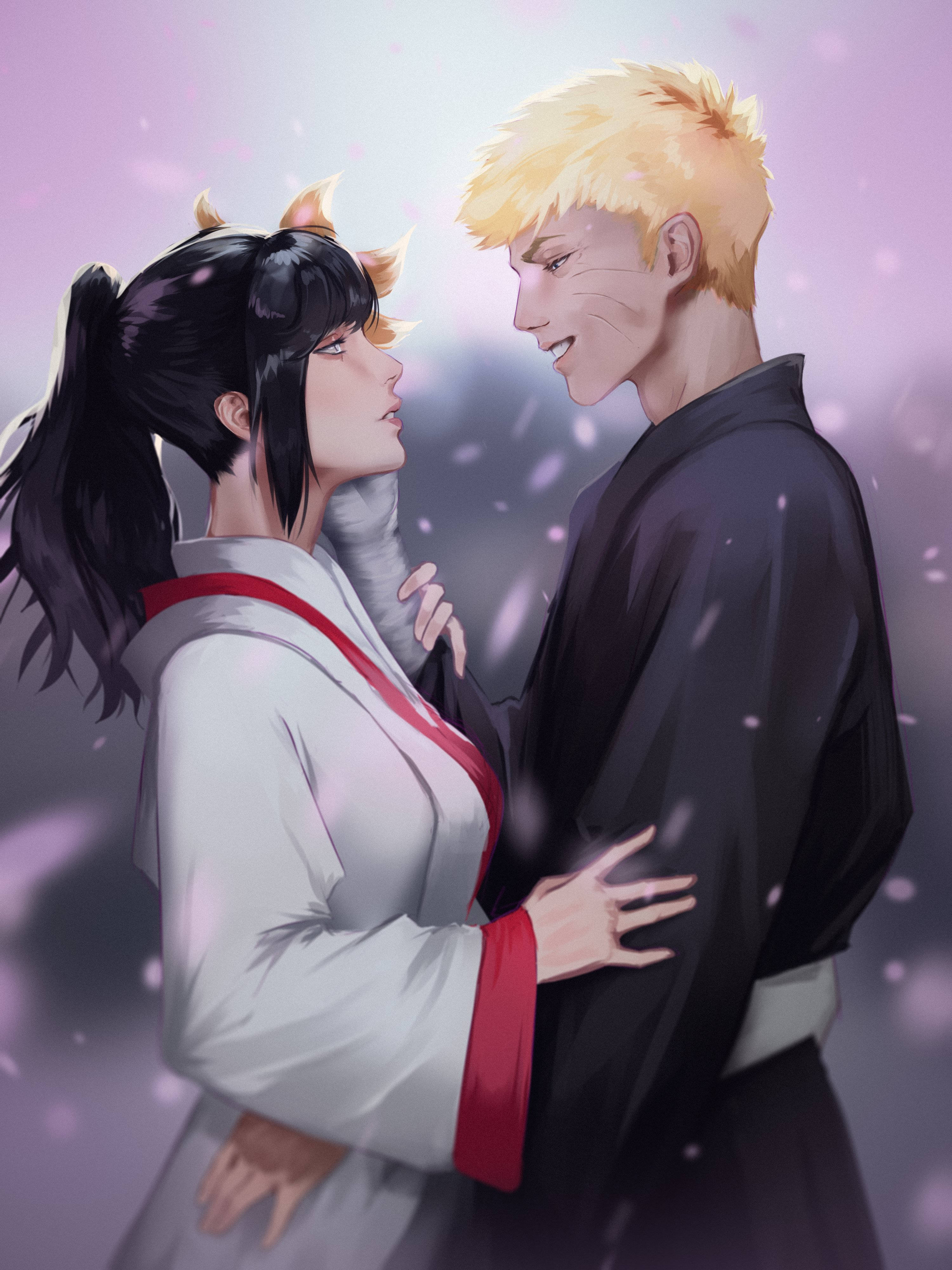 นารูโตะกับฮินาตะรักกันแฟนอาร์ต วอลเปเปอร์