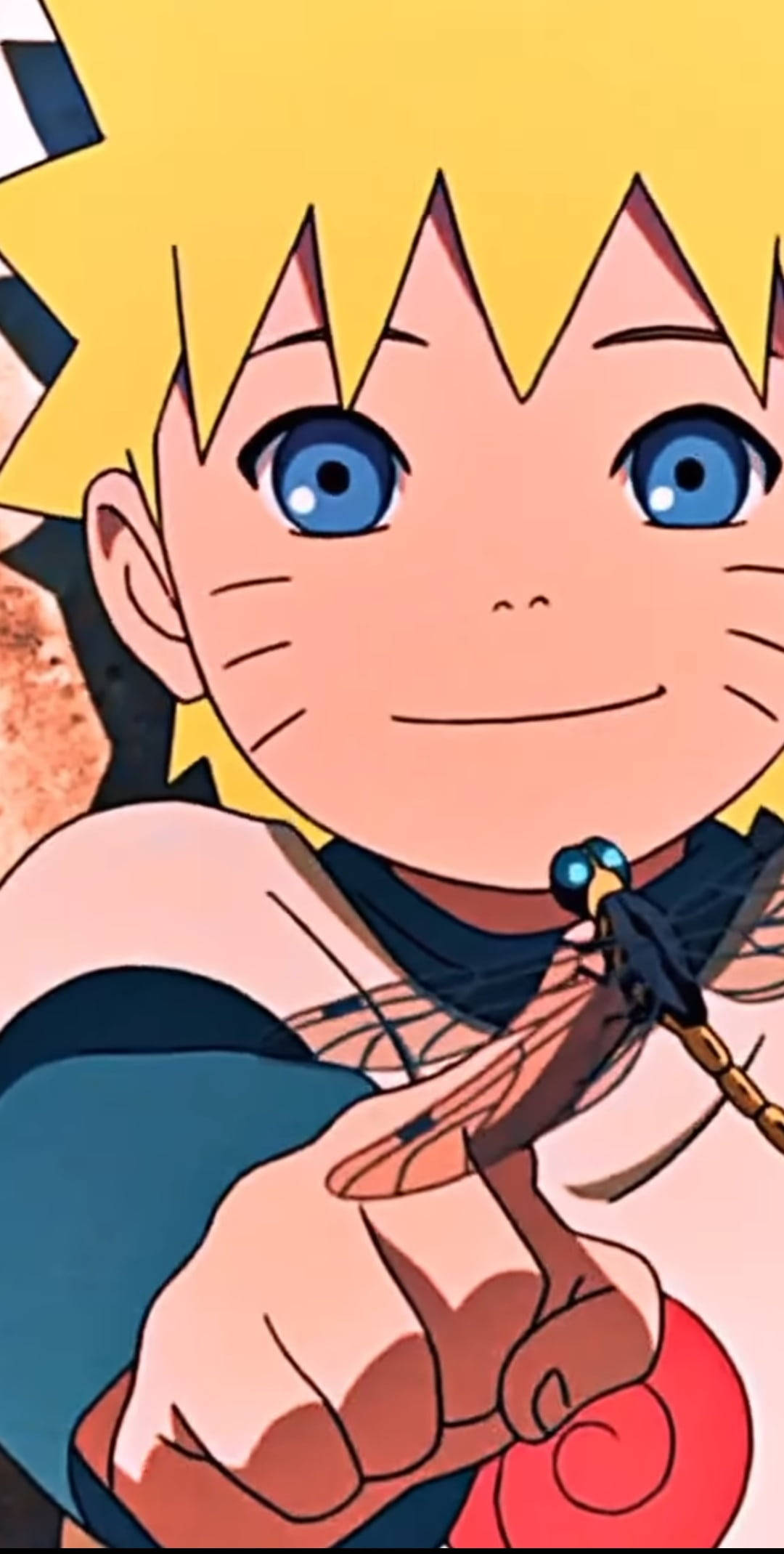 นารูโตะน่ารักกับแมลงปอ วอลเปเปอร์