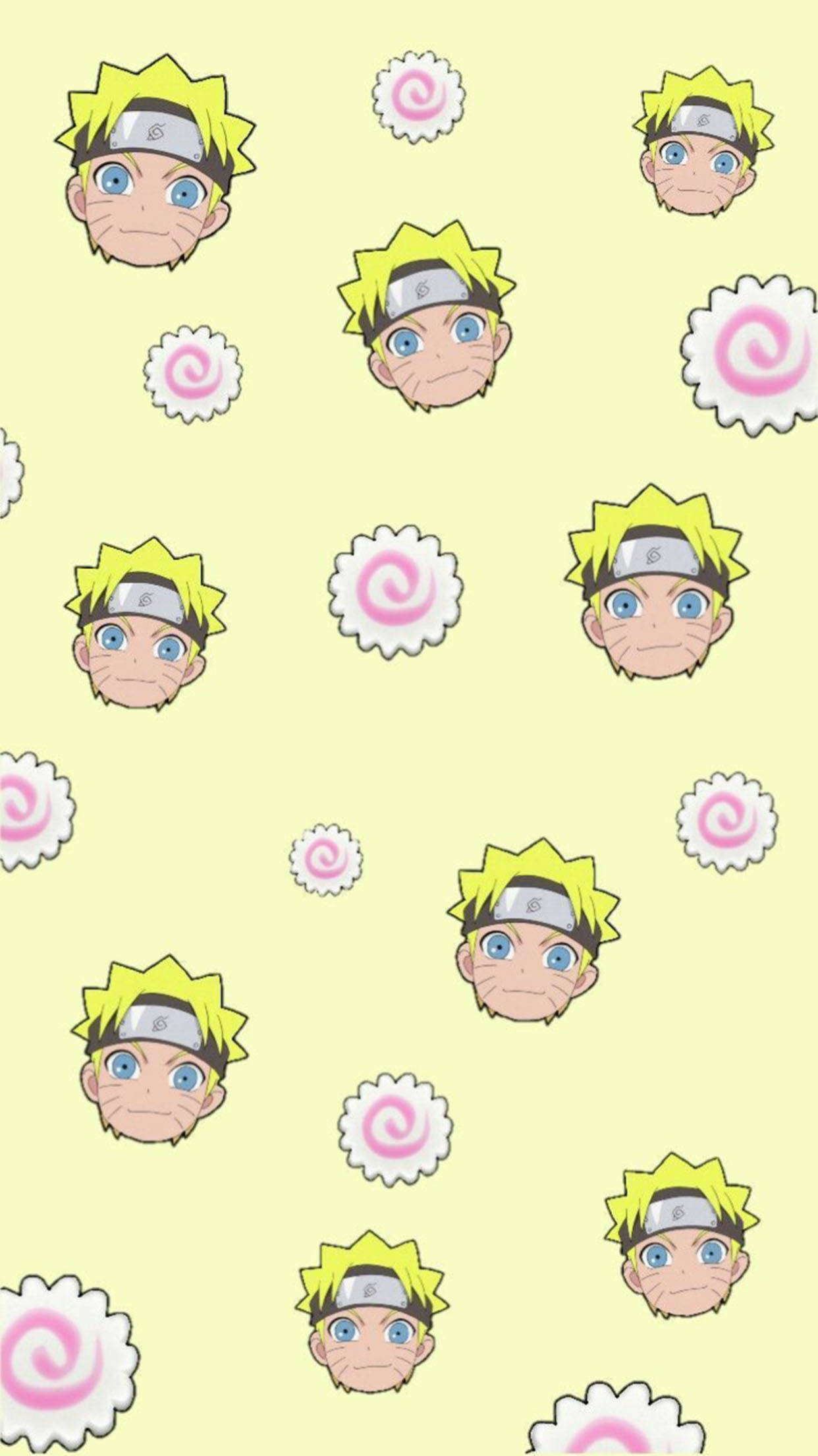 นารูโตะน่ารักกับลูกชิ้นปลา วอลเปเปอร์