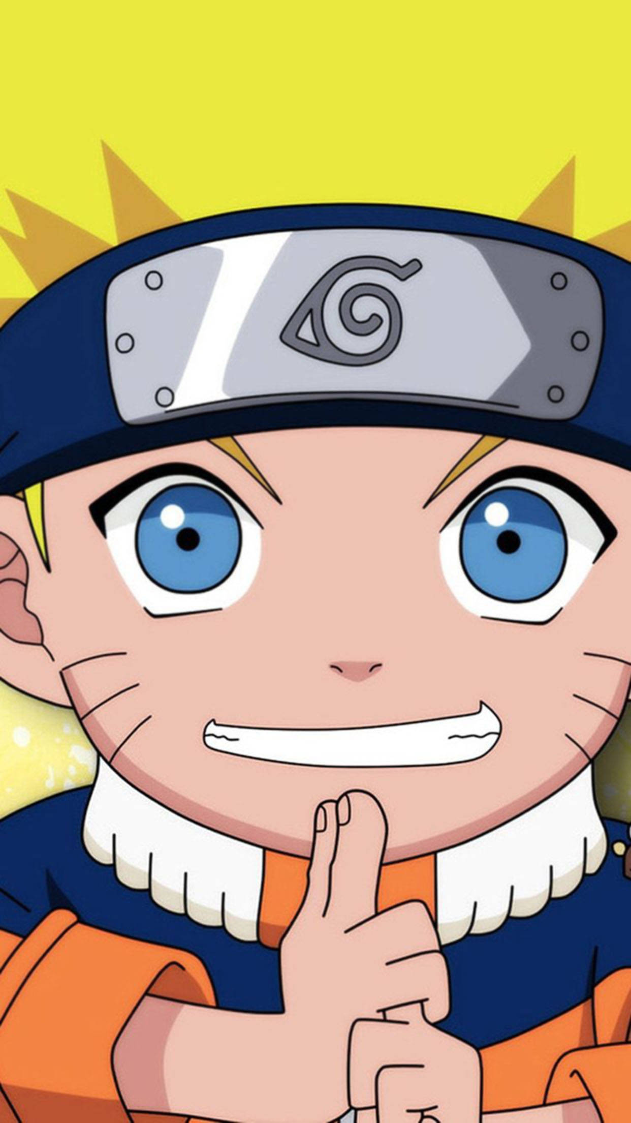 นารูโตะสุดน่ารักกับท่ามือเงาปรากกฎ วอลเปเปอร์