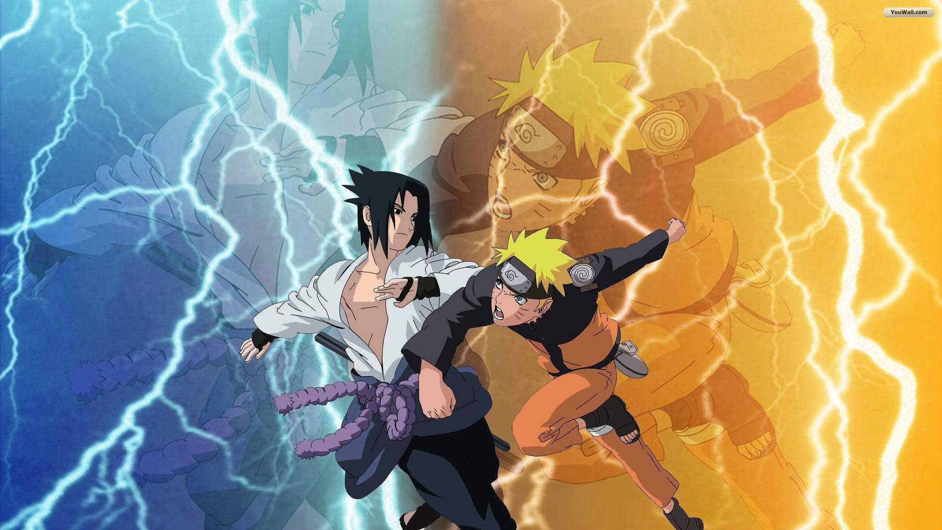 นารูโตะและซาสึเกะวัยรุ่น วอลเปเปอร์