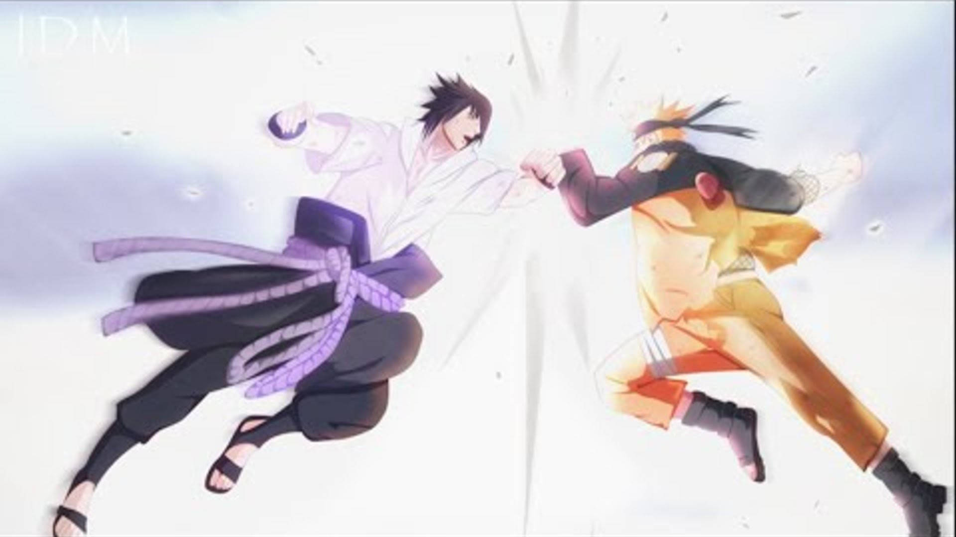 นารูโตะและซาสึเกะ รอบสุดท้ายร่างปกติ วอลเปเปอร์