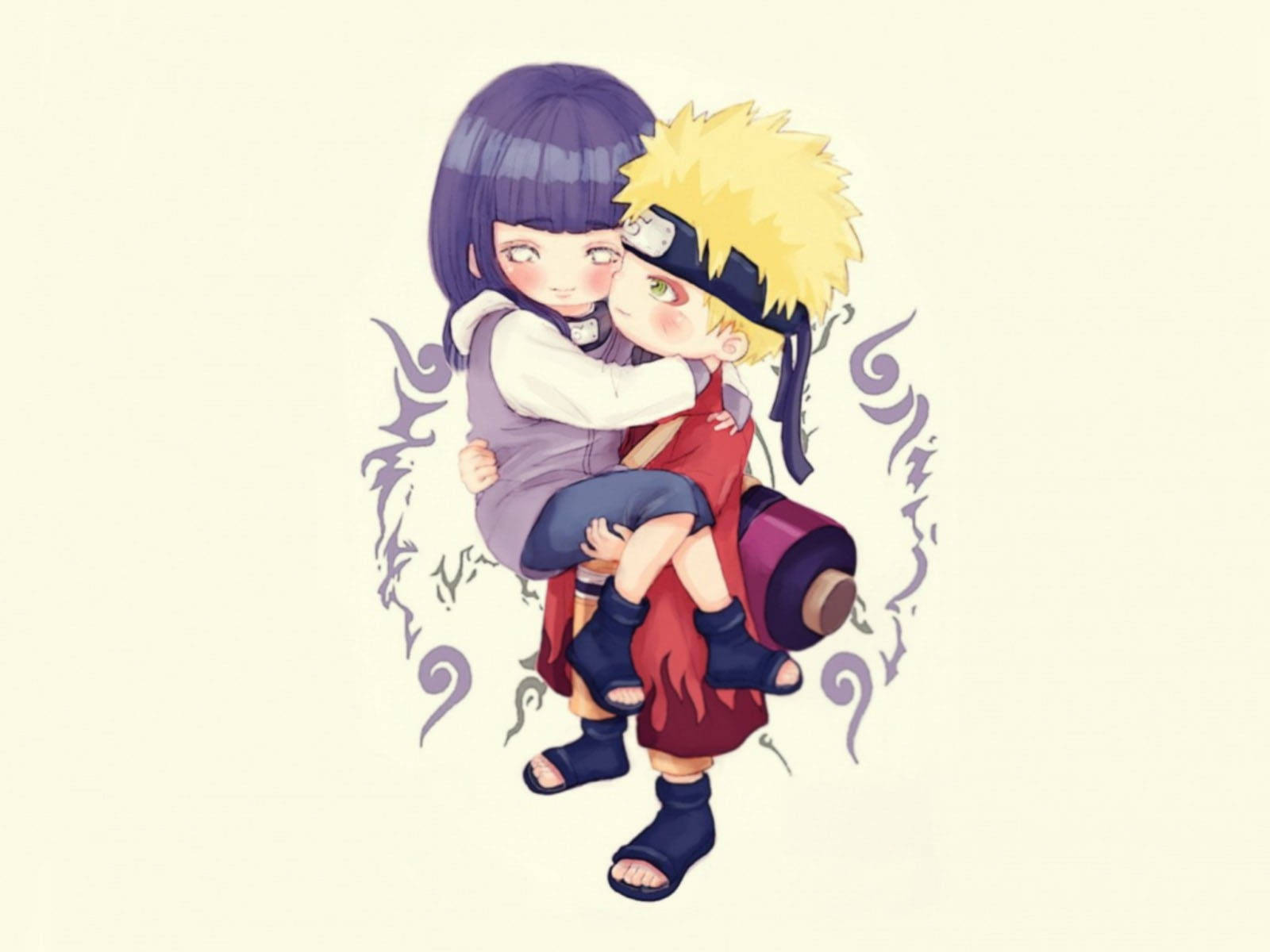 นารูโตะและฮินาตะคู่รักน่ารัก วอลเปเปอร์