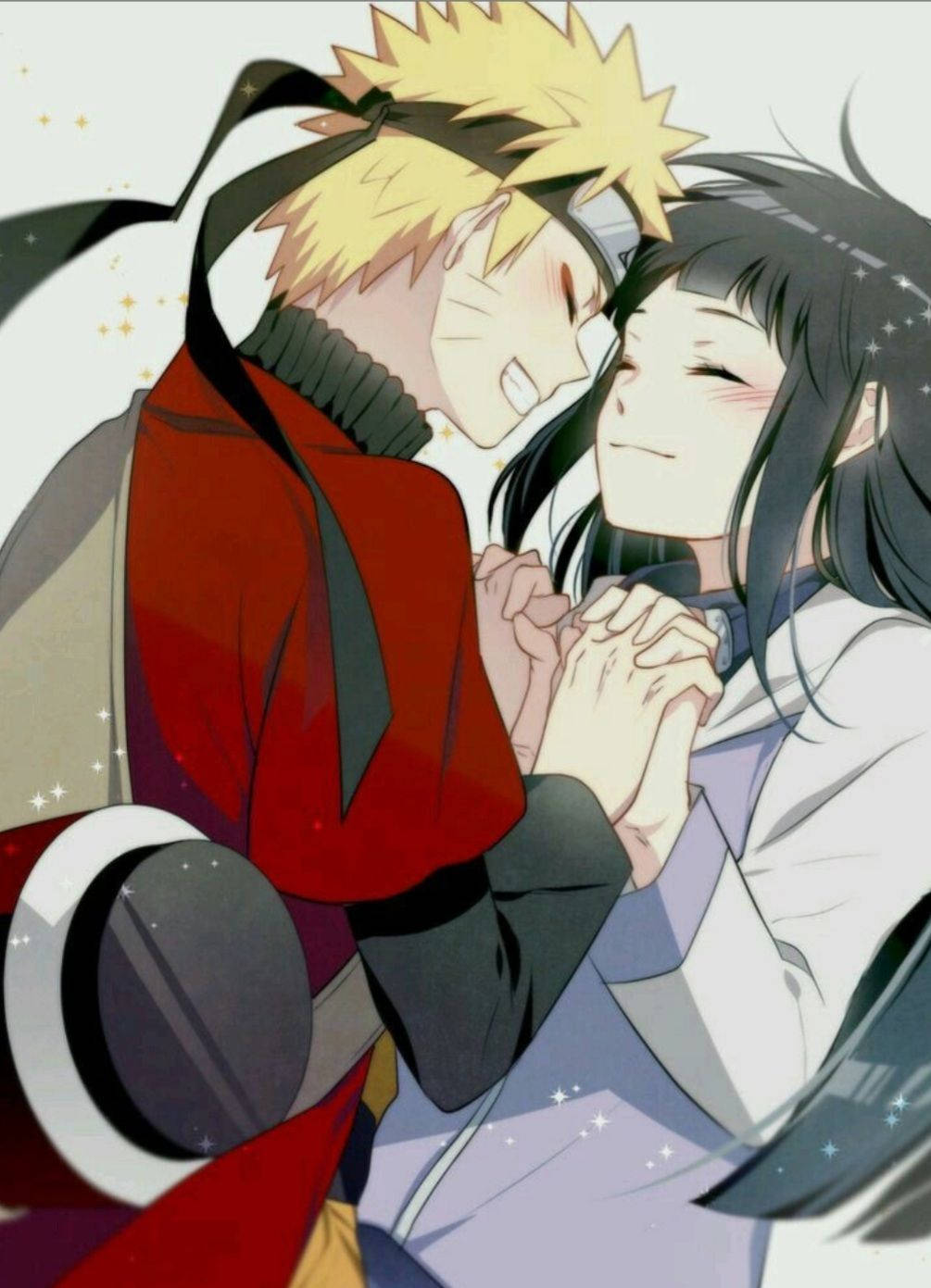 นารูโตะและฮินาตะยิ้ม วอลเปเปอร์