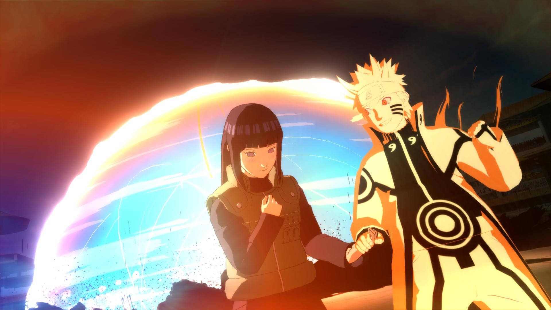 นารูโตะและฮินาตะในสงครามนินจา วอลเปเปอร์