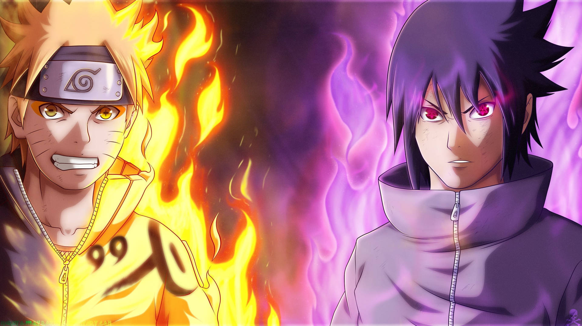 นารูโตะไลฟ์ซาสึเกะจักระ — นารูโตะ GIF มีชีวิต วอลเปเปอร์
