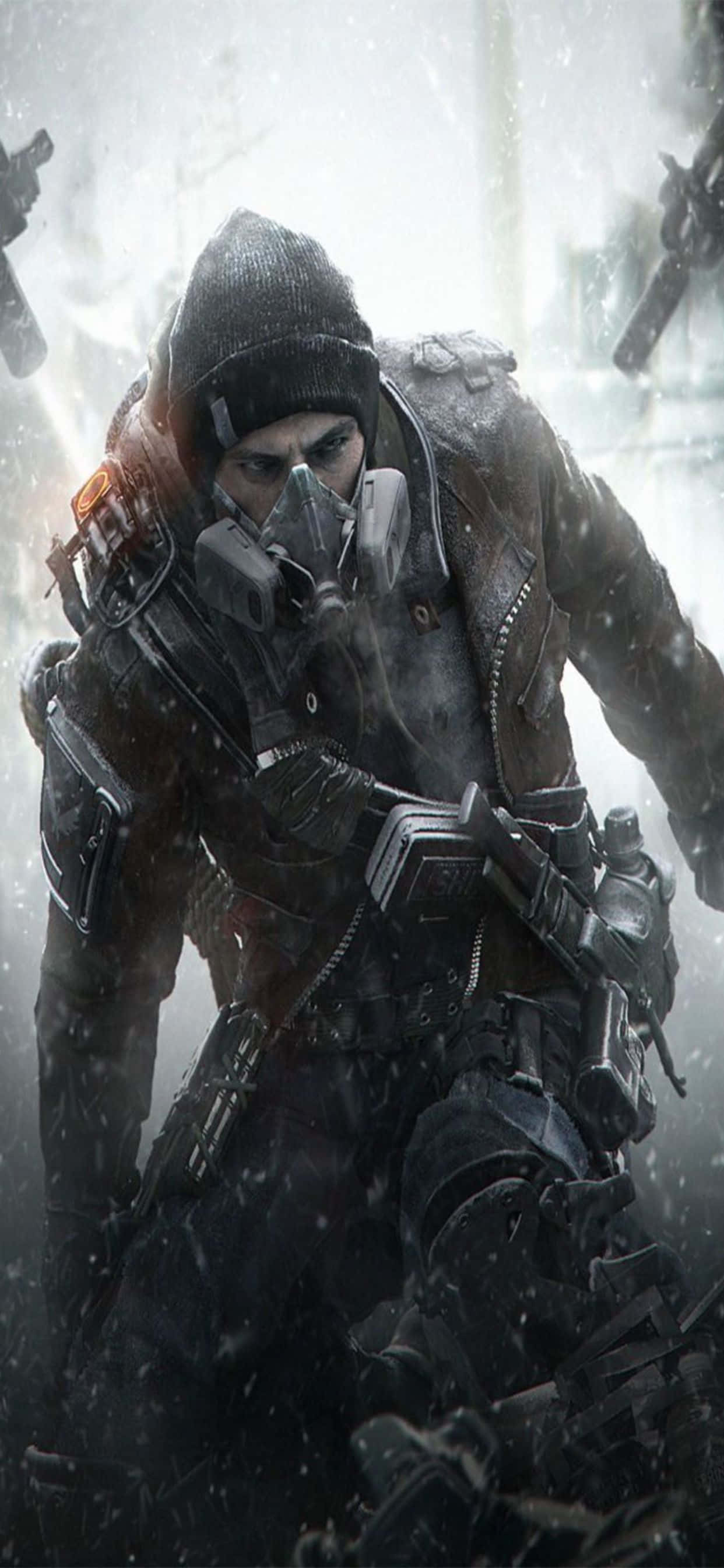 นำการต่อสู้สู่ The Division ด้วย iPhone Xs Max วอลเปเปอร์