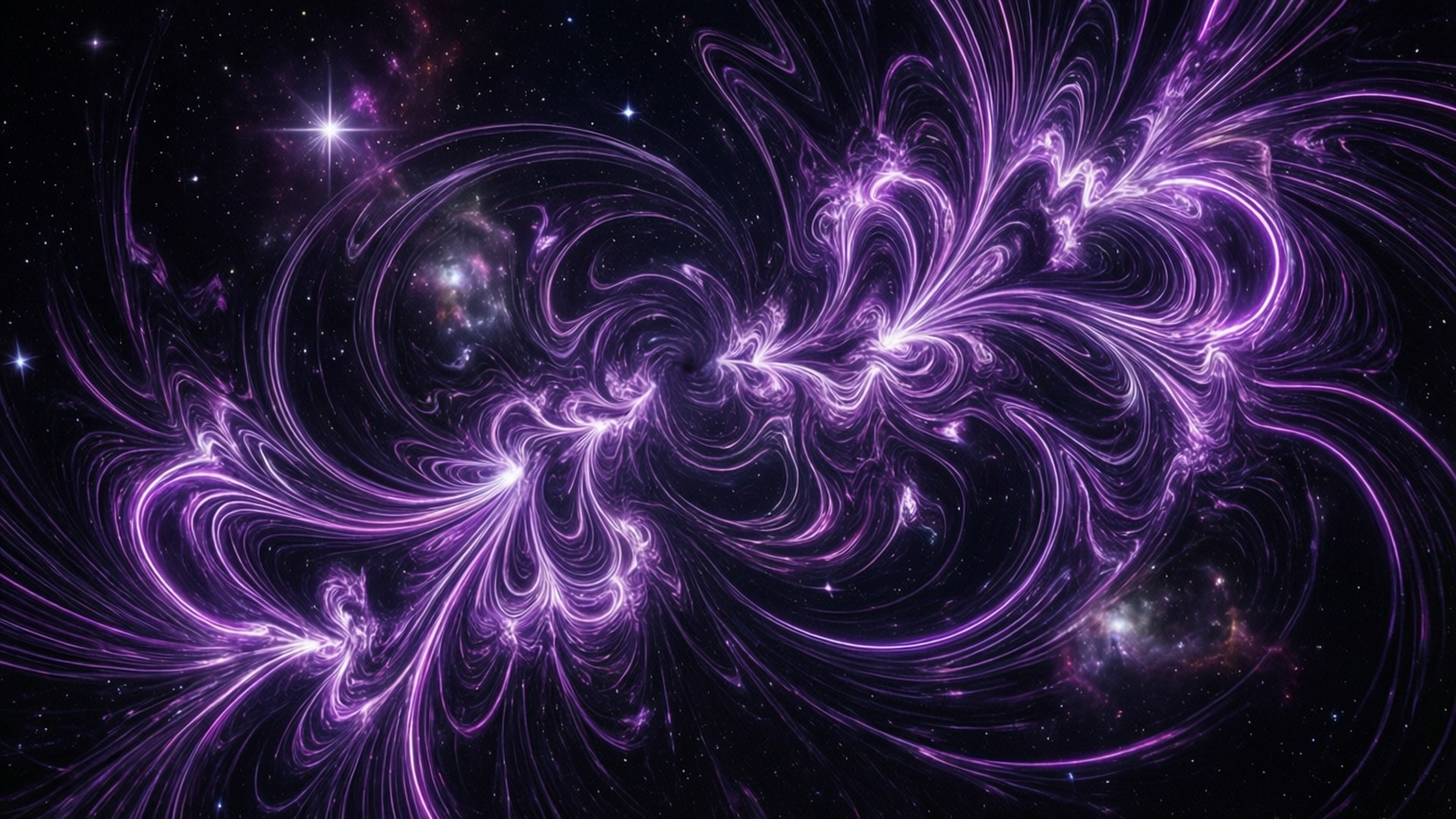 นีออนแฟร็กทัลจักรวาล วอลเปเปอร์