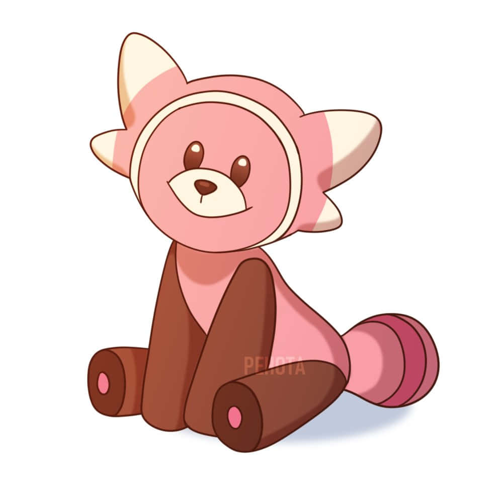 น่ากุ๊กกี้ สตัฟฟูลบนพื้นหลังสีขาว วอลเปเปอร์