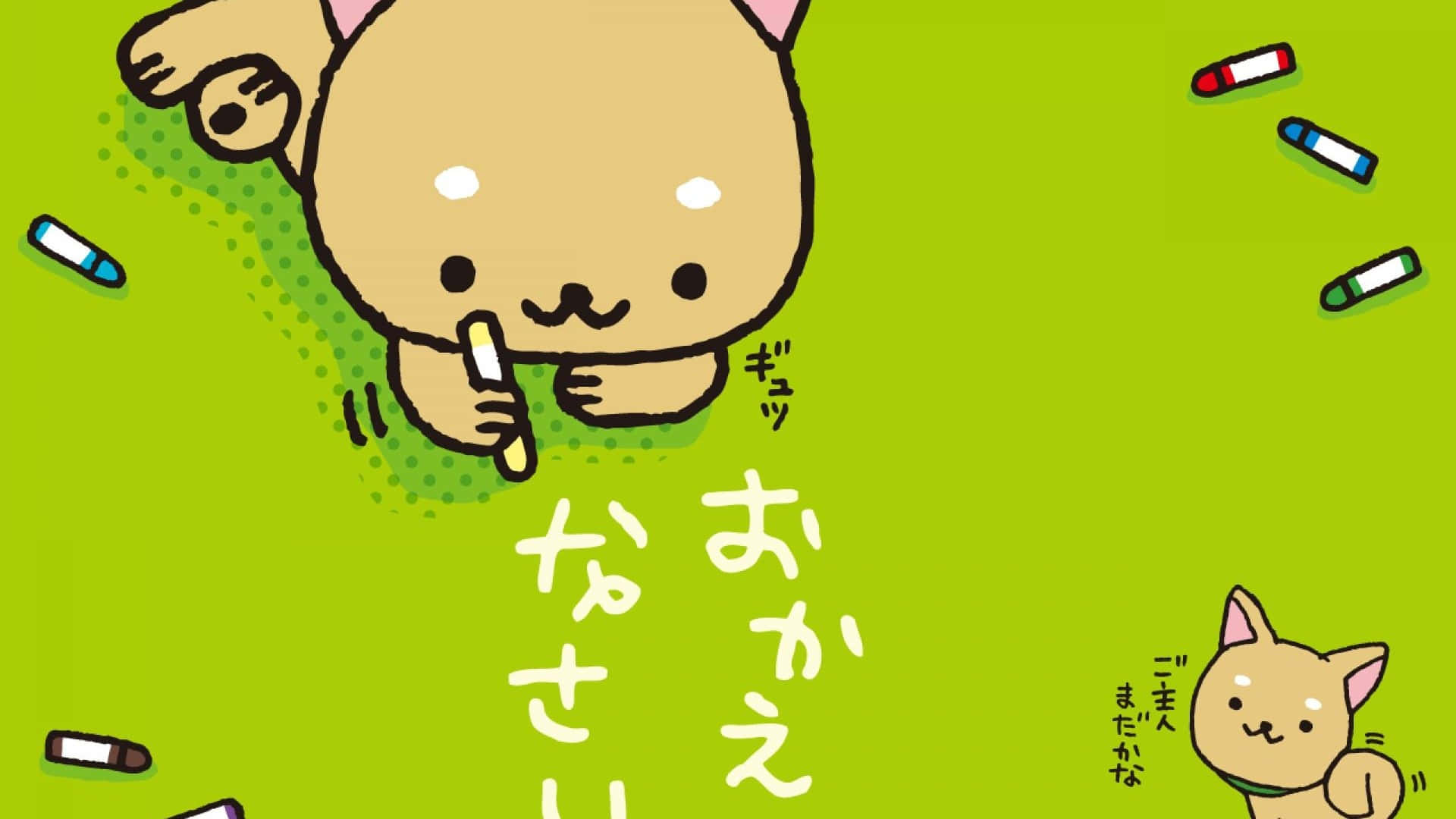 น่ารักคาวาอี้ ลายเส้นแมวขีดเขียน วอลเปเปอร์