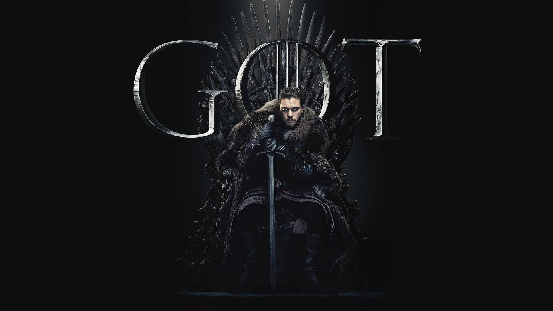 จอน สโนว์ บัลลังก์เหล็ก เกม ออฟ โธรนส์ — Black วอลเปเปอร์