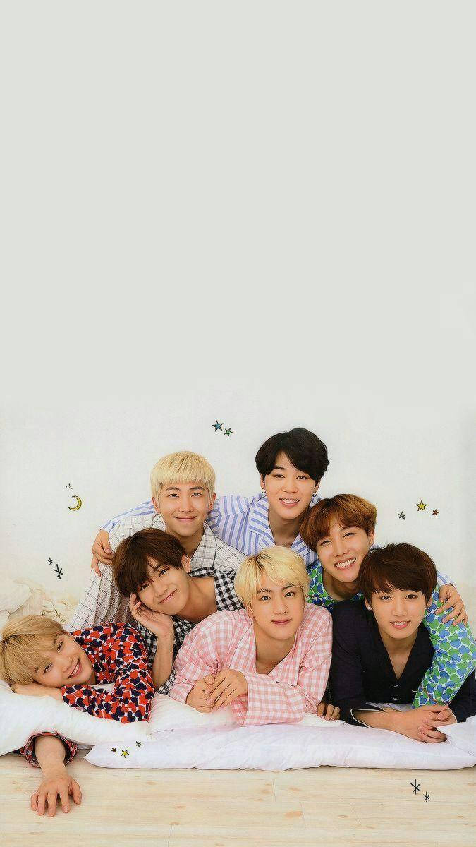บีทีเอสน่ารักในชุดนอน วอลเปเปอร์